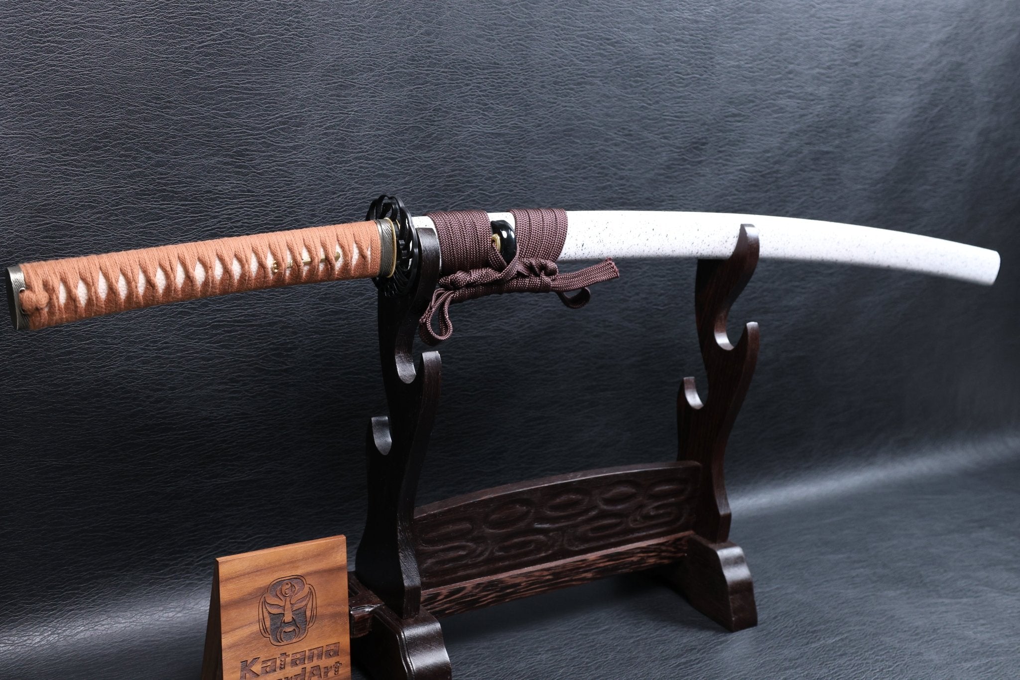 Katana Shōun 9260 Spring Steel Premium Mirror Polish with White Speckled Saya | KSA Jiang | KSA Katana For Sale 2026