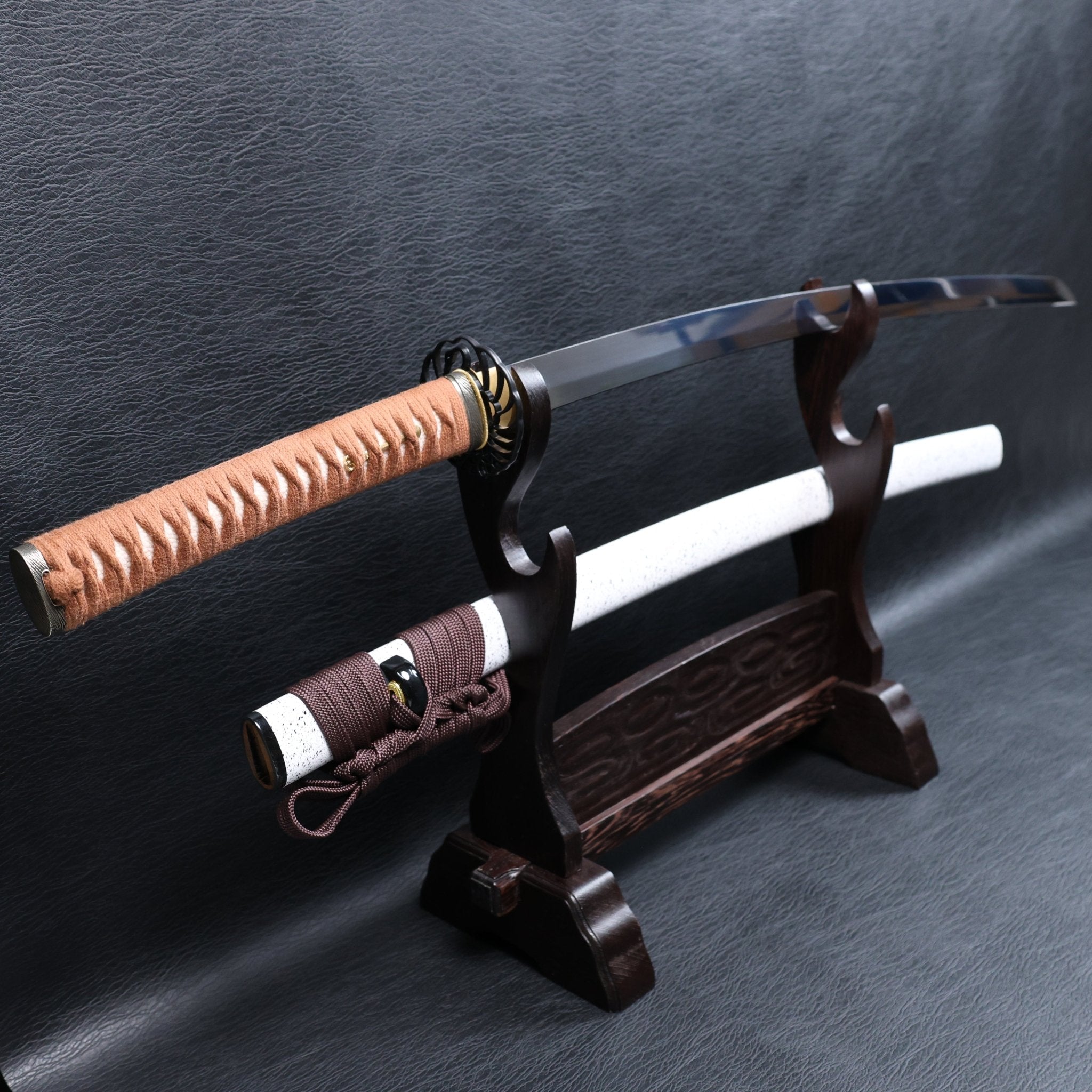 Katana Shōun 9260 Spring Steel Premium Mirror Polish with White Speckled Saya | KSA Jiang | KSA Katana For Sale 2026