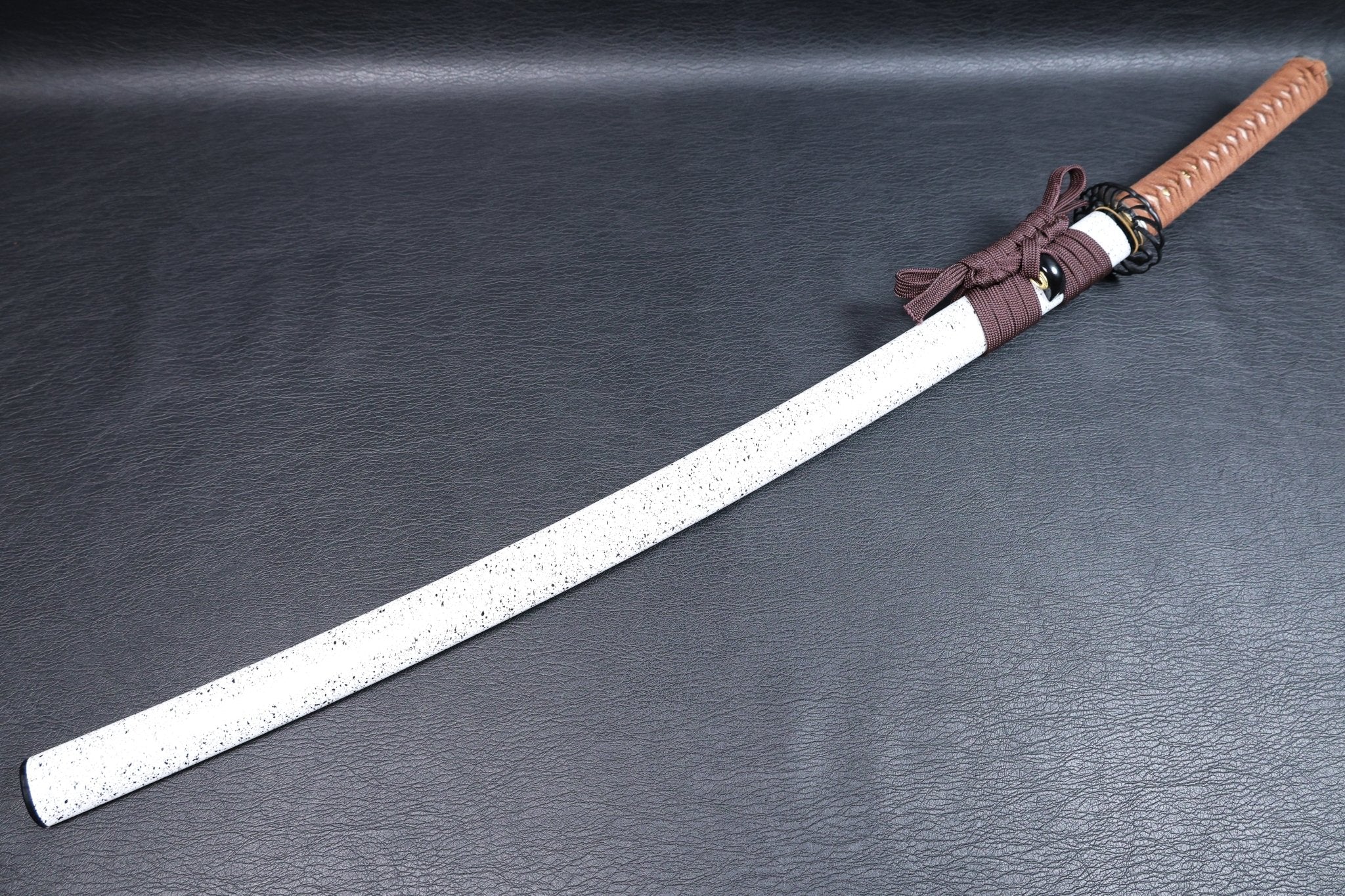 Katana Shōun 9260 Spring Steel Premium Mirror Polish with White Speckled Saya | KSA Jiang | KSA Katana For Sale 2026