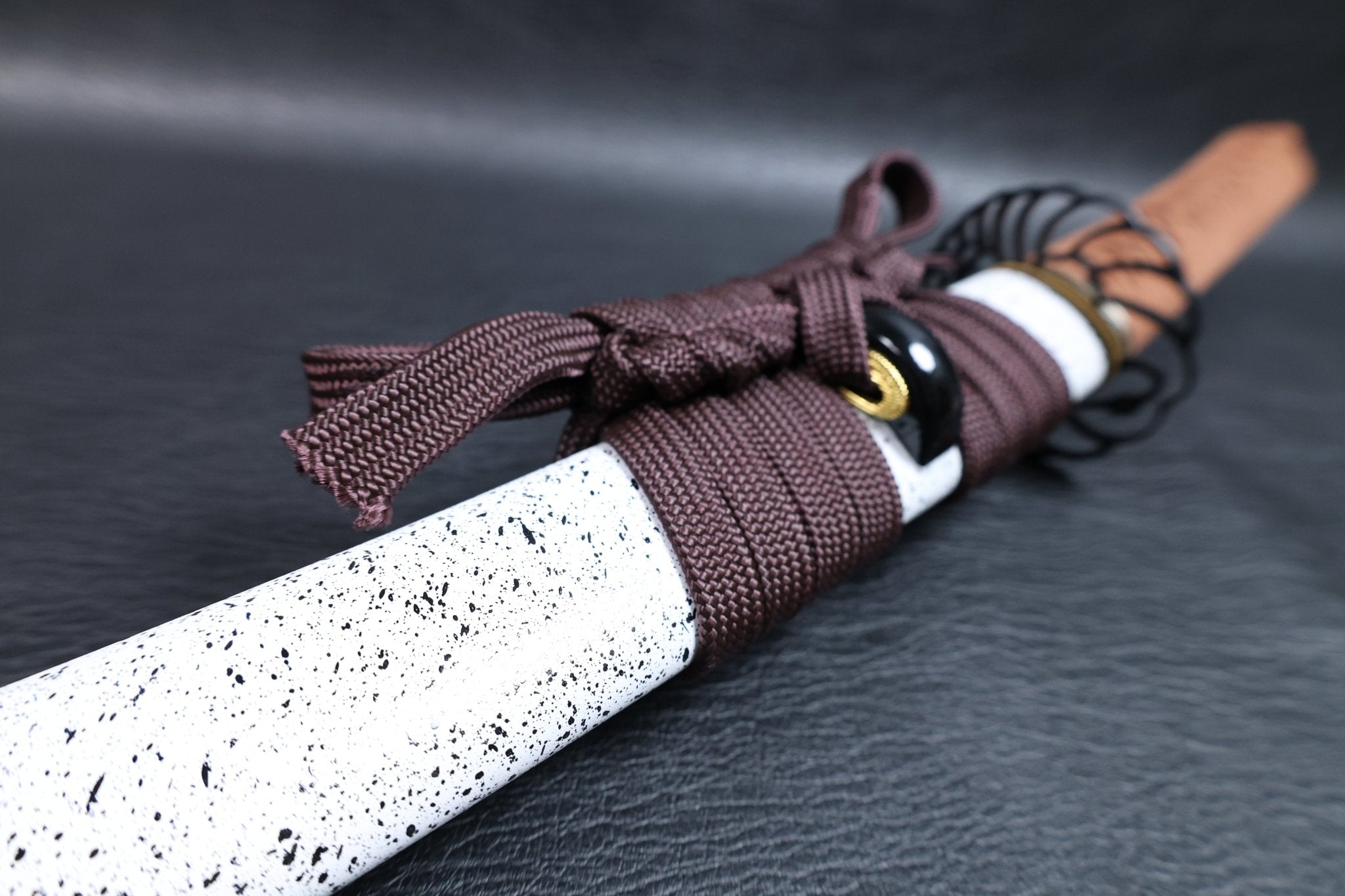 Katana Shōun 9260 Spring Steel Premium Mirror Polish with White Speckled Saya | KSA Jiang | KSA Katana For Sale 2026