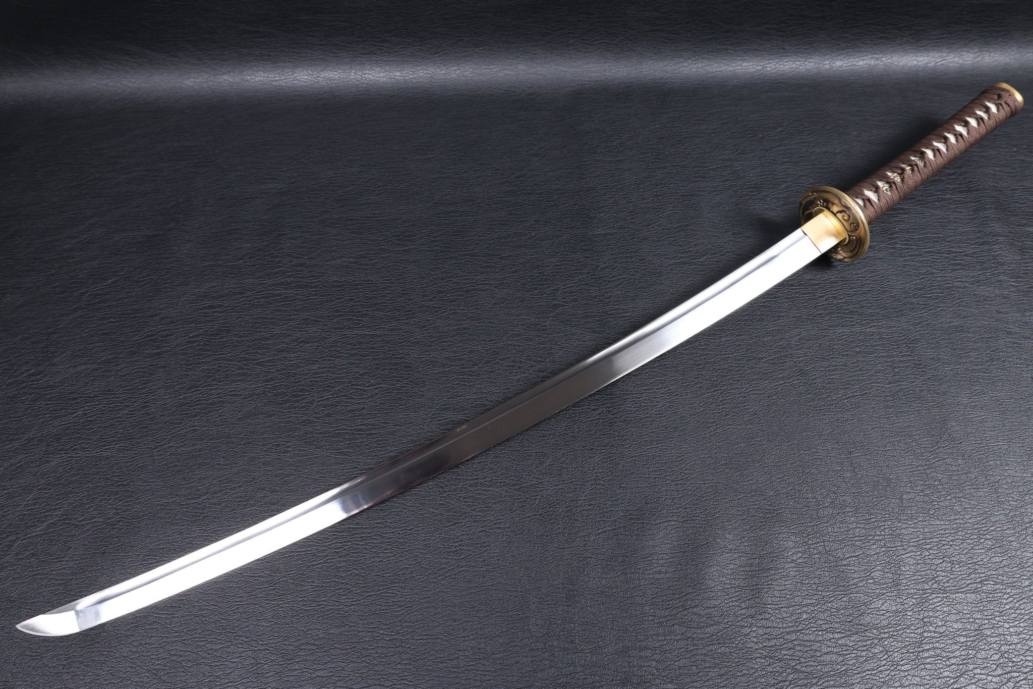 Katana Storm Tiger Spring Steel Black Saya Genuine Rayskin | KSA Katana Katana For Sale 2026
