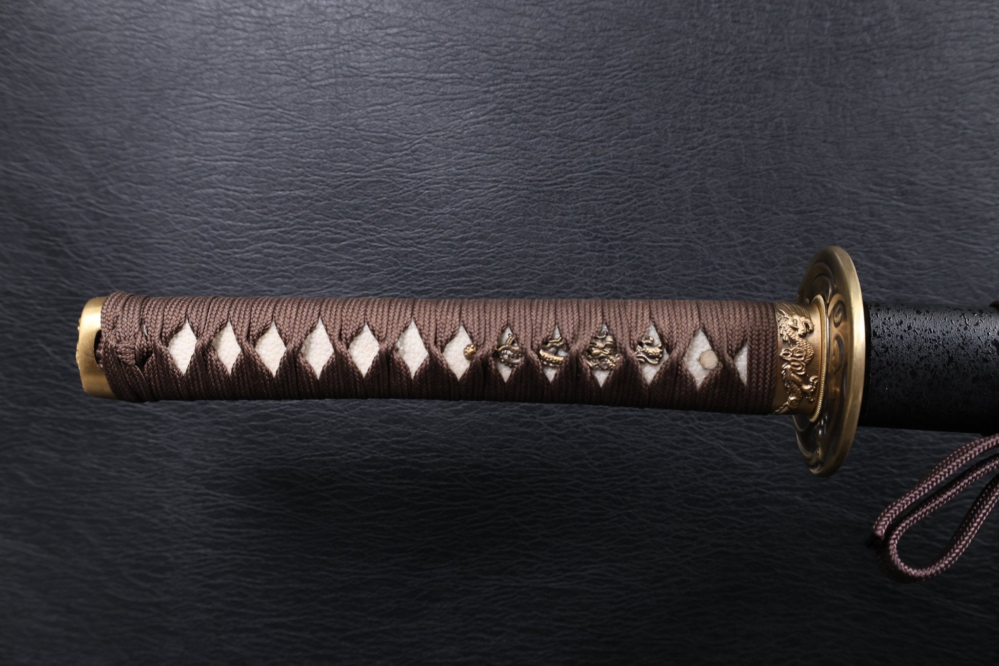 Katana Storm Tiger Spring Steel Black Saya Genuine Rayskin | KSA Katana Katana For Sale 2026