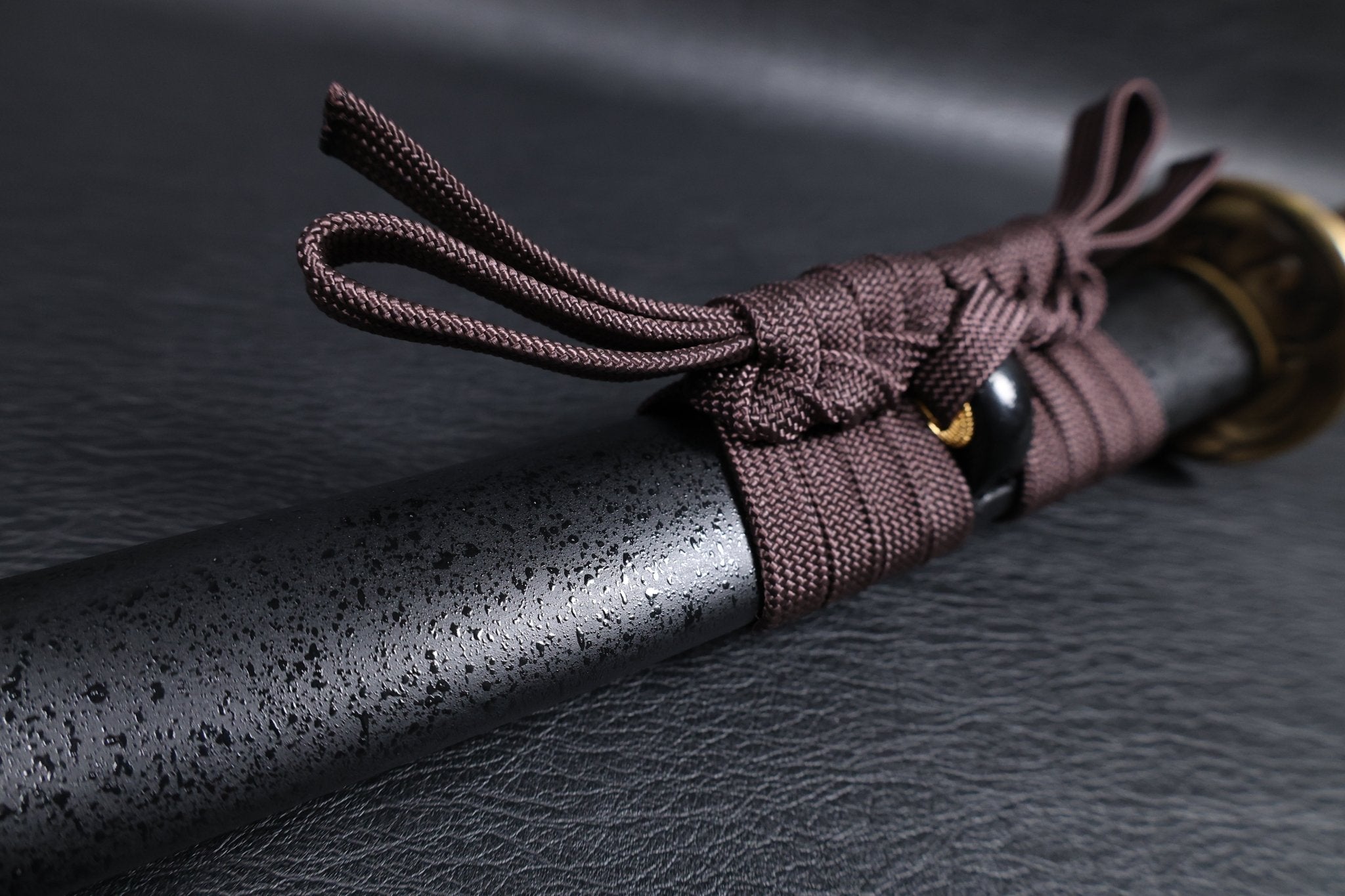 Katana Storm Tiger Spring Steel Black Saya Genuine Rayskin | KSA Katana Katana For Sale 2026