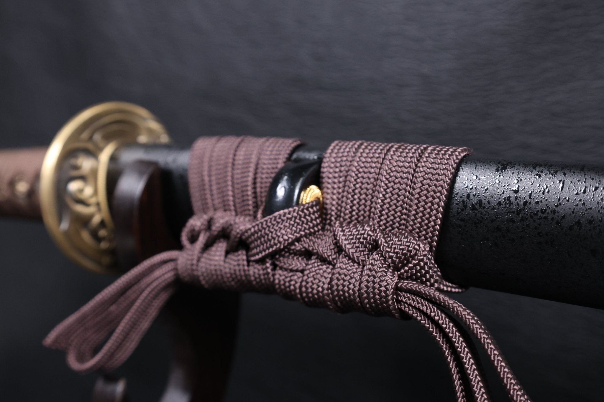 Katana Storm Tiger Spring Steel Black Saya Genuine Rayskin | KSA Katana Katana For Sale 2026
