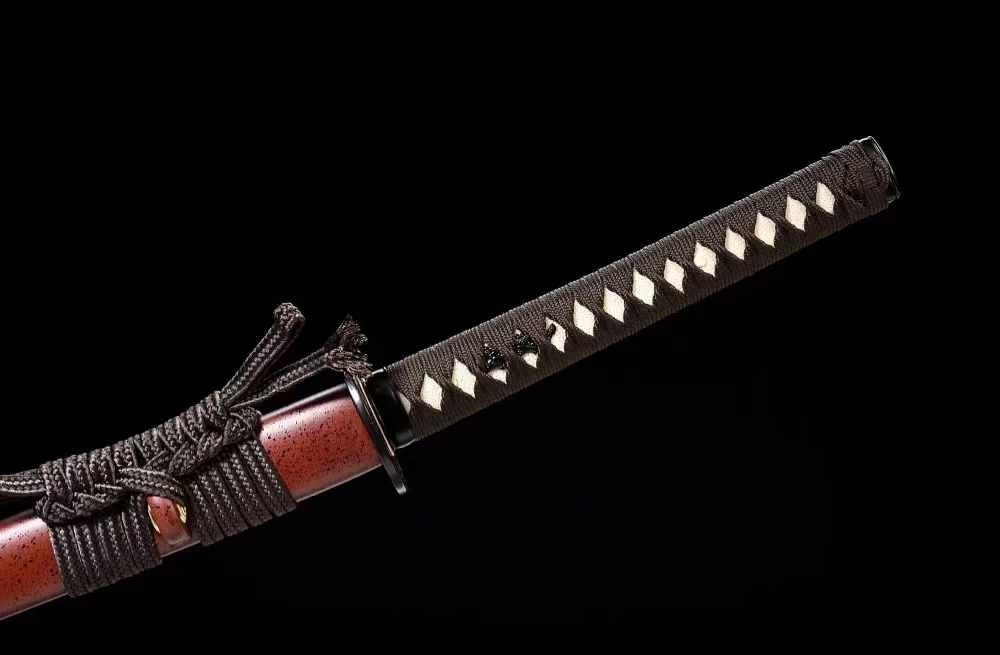 Katana Suidian Carbon Steel Clay Tempered Red Saya 碎點 | KatanaSwordArt Katana For Sale 2025