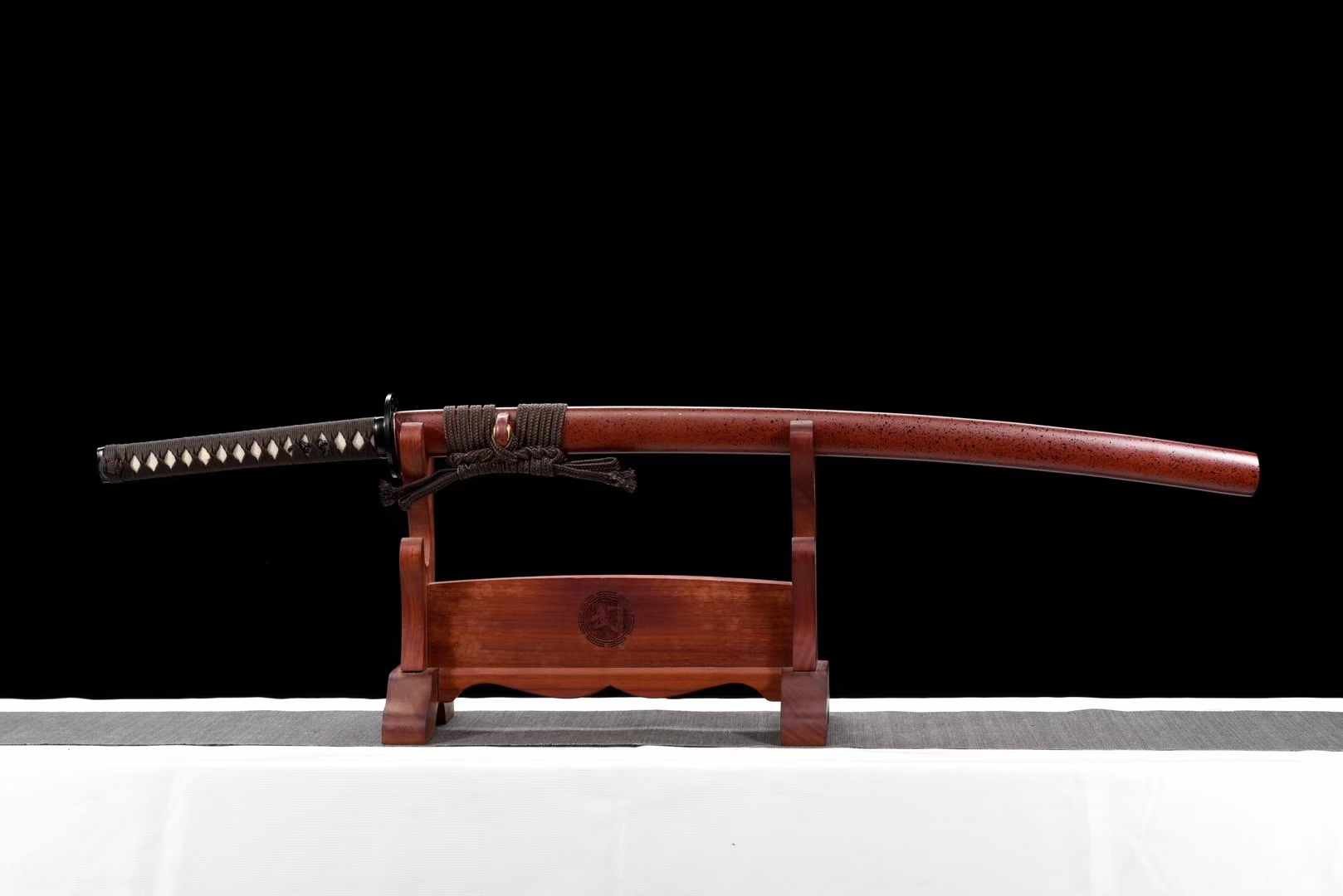 Katana Suidian Carbon Steel Clay Tempered Red Saya 碎點 | KatanaSwordArt Katana For Sale 2025