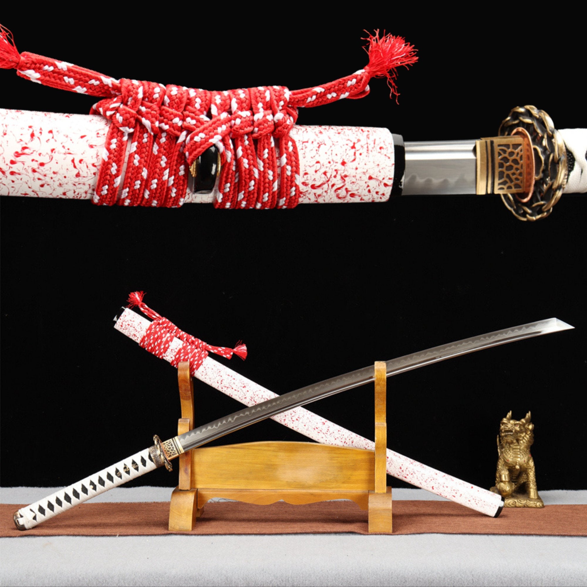 Katana Suohun T10 Clay Tempered Chain Tsuba 鎖魂 | KatanaSwordArt Katana For Sale 2025