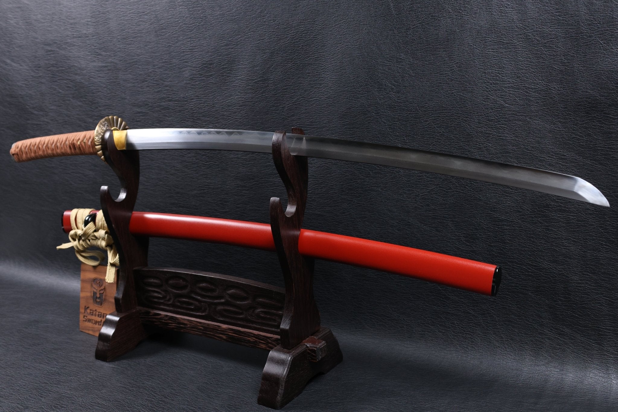 Katana Tadakatsu Folded Steel Clay Tempered Blade with Notare Wave Hamon | KSA Hua | KSA Katana For Sale 2026