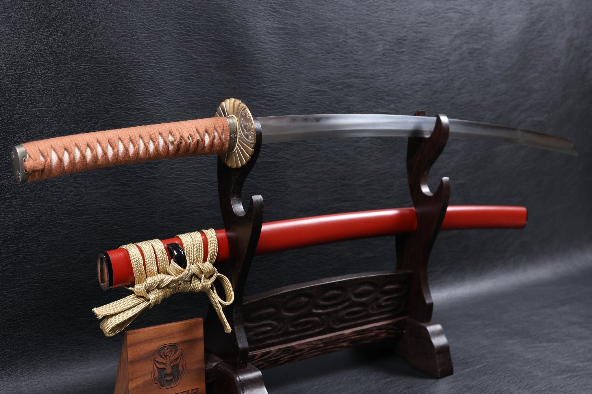 Katana Tadakatsu Folded Steel Clay Tempered Blade with Notare Wave Hamon | KSA Hua | KSA Katana For Sale 2026
