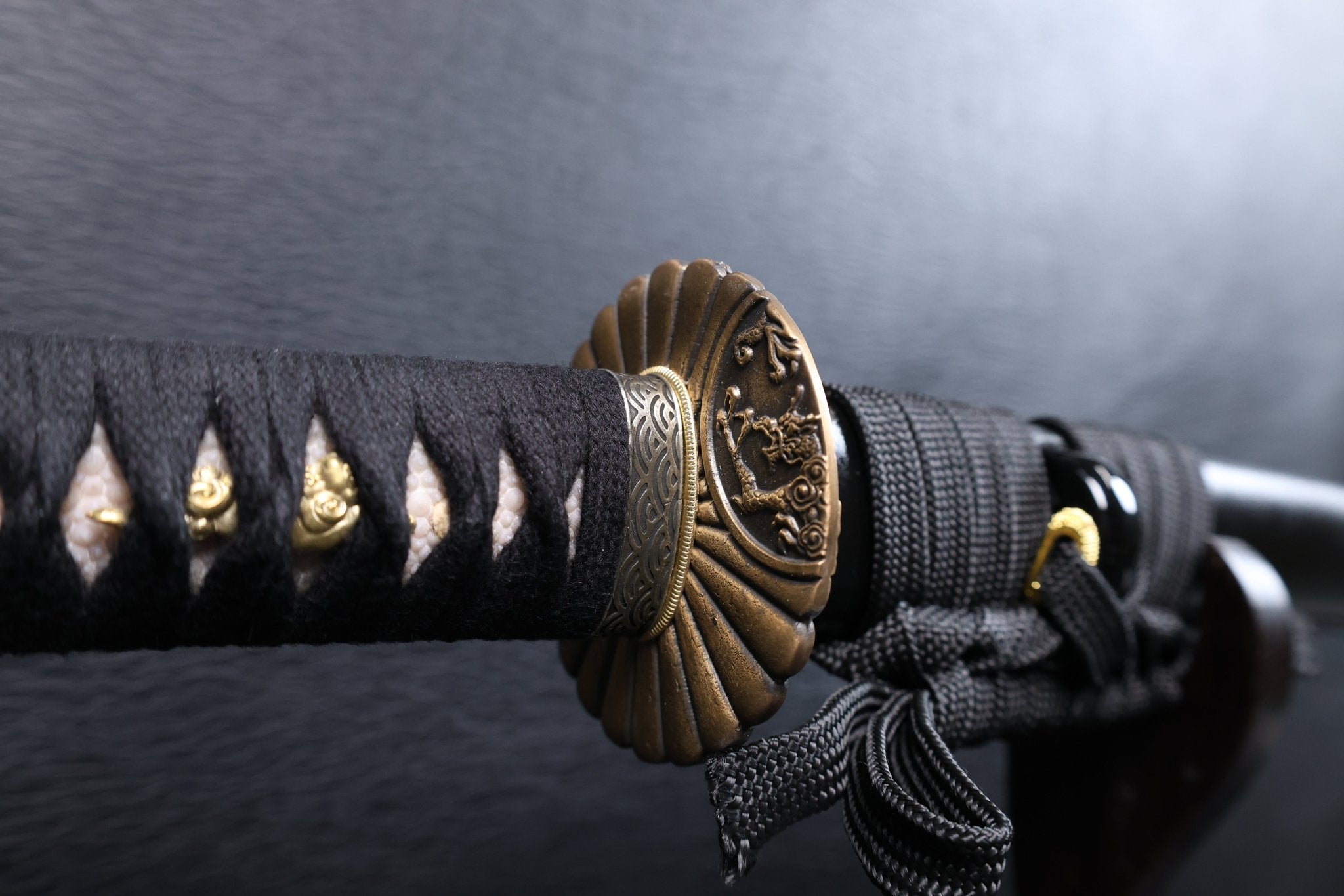 Katana Takanobu 9260 Spring Steel Premium Mirror Polish with Black Saya | KSA Jiang | KSA Katana For Sale 2026