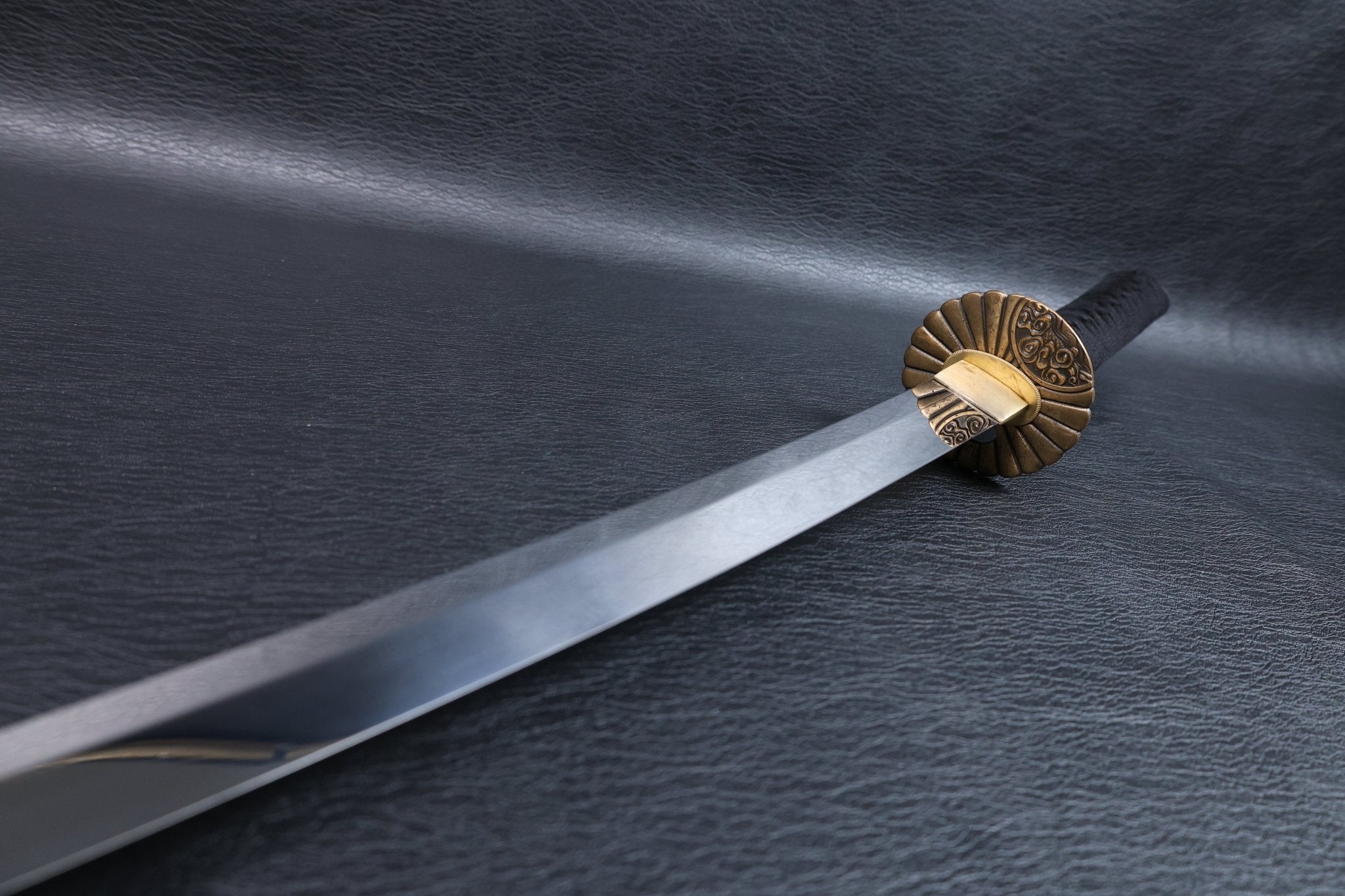 Katana Takanobu 9260 Spring Steel Premium Mirror Polish with Black Saya | KSA Jiang | KSA Katana For Sale 2026