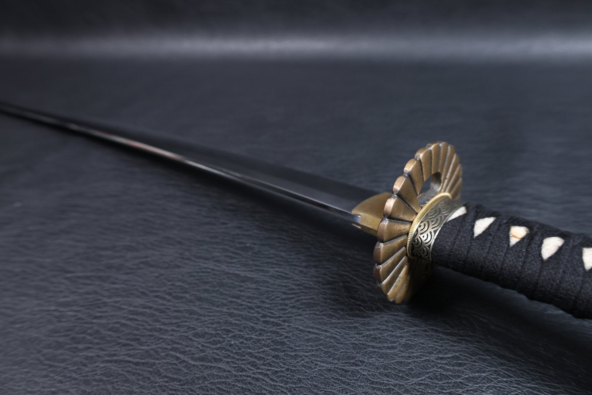 Katana Takanobu 9260 Spring Steel Premium Mirror Polish with Black Saya | KSA Jiang | KSA Katana For Sale 2026