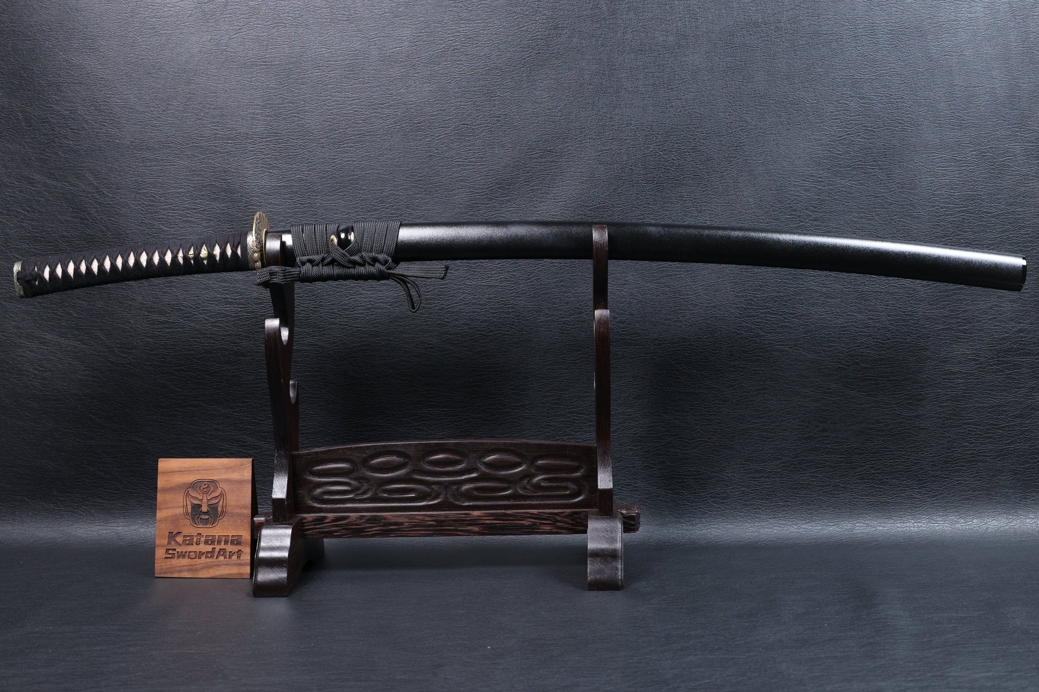 Katana Takanobu 9260 Spring Steel Premium Mirror Polish with Black Saya | KSA Jiang | KSA Katana For Sale 2026