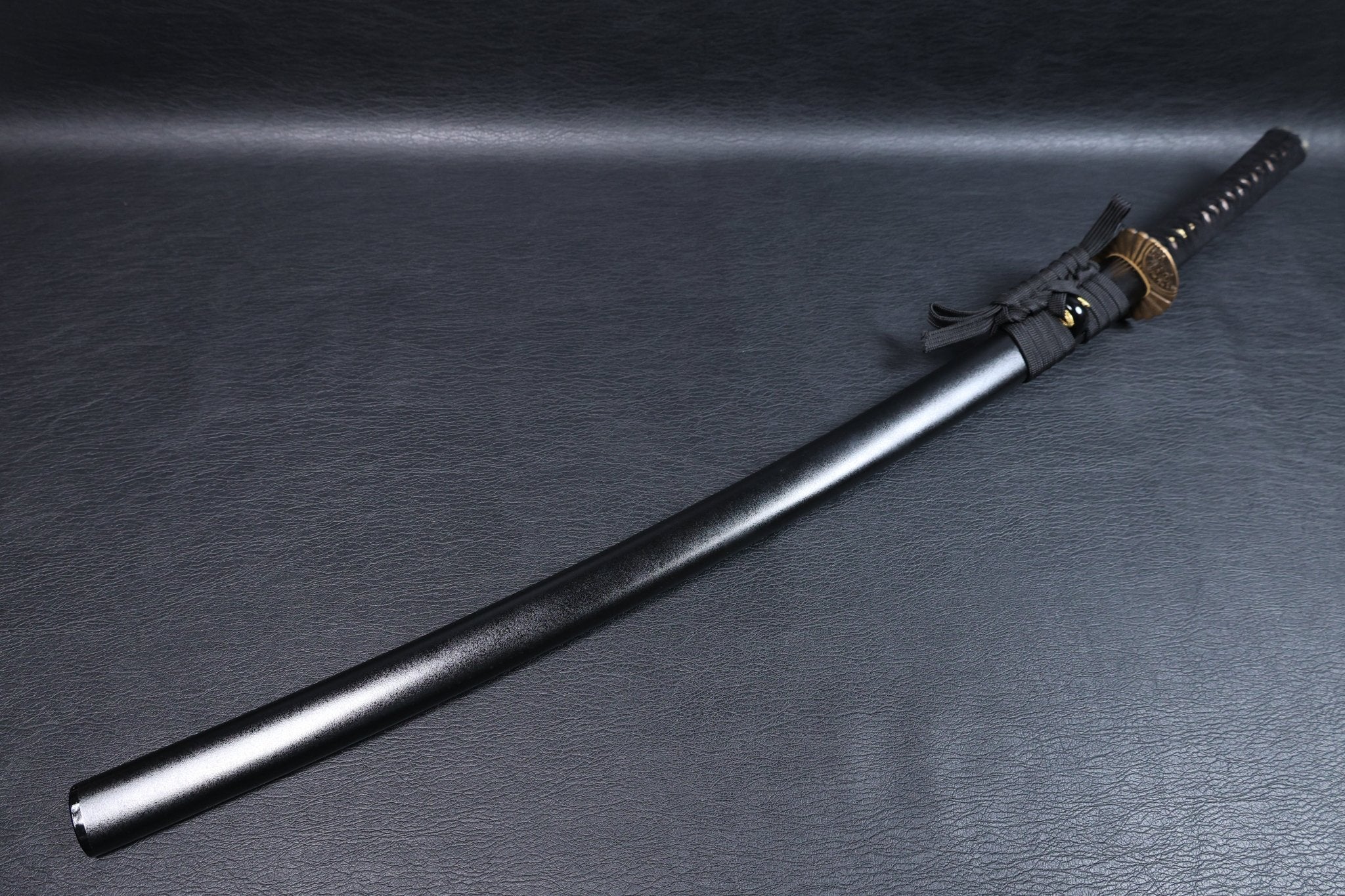 Katana Takanobu 9260 Spring Steel Premium Mirror Polish with Black Saya | KSA Jiang | KSA Katana For Sale 2026