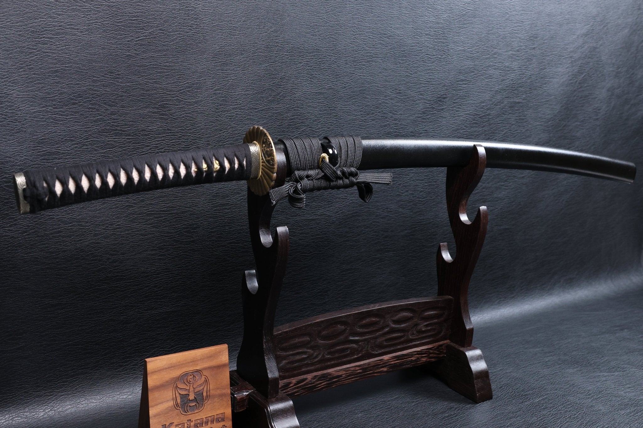 Katana Takanobu 9260 Spring Steel Premium Mirror Polish with Black Saya | KSA Jiang | KSA Katana For Sale 2026