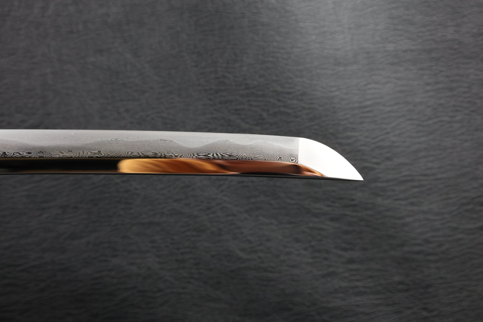Katana Tatsuoki Folded Steel Clay Tempered Blade with Sanbonsugi Hamon | KSA Jiang | KSA Katana For Sale 2026