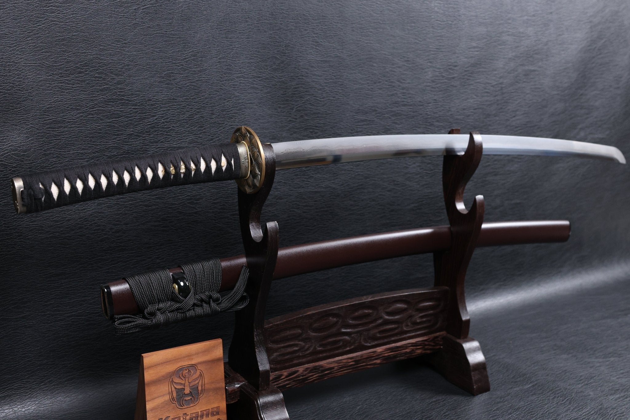 Katana Tatsuoki Folded Steel Clay Tempered Blade with Sanbonsugi Hamon | KSA Jiang | KSA Katana For Sale 2026