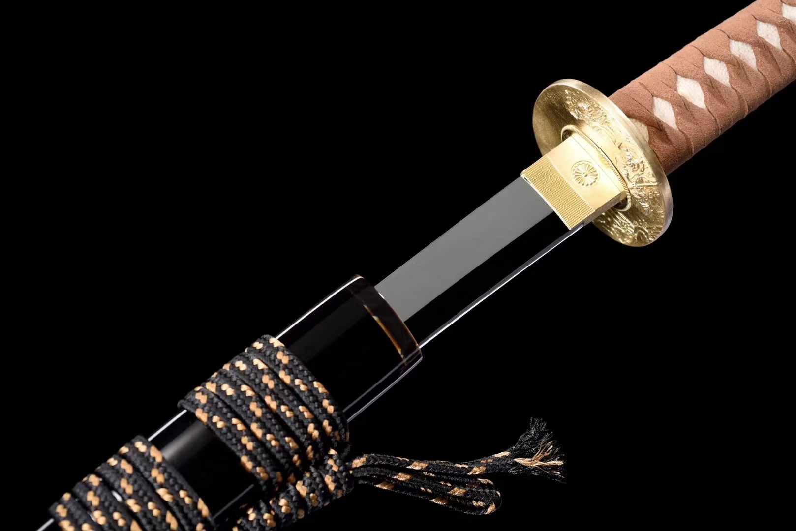 Katana Tenglong Manganese Steel Engraved Motifs Mirror Finish 騰龍 | KatanaSwordArt Katana For Sale 2025