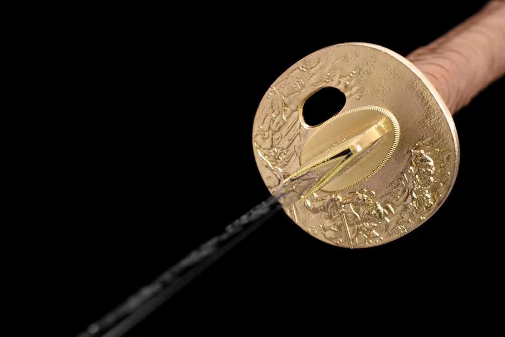 Katana Tenglong Manganese Steel Engraved Motifs Mirror Finish 騰龍 | KatanaSwordArt Katana For Sale 2025