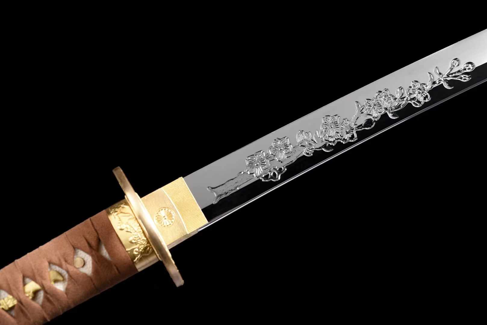 Katana Tenglong Manganese Steel Engraved Motifs Mirror Finish 騰龍 | KatanaSwordArt Katana For Sale 2025