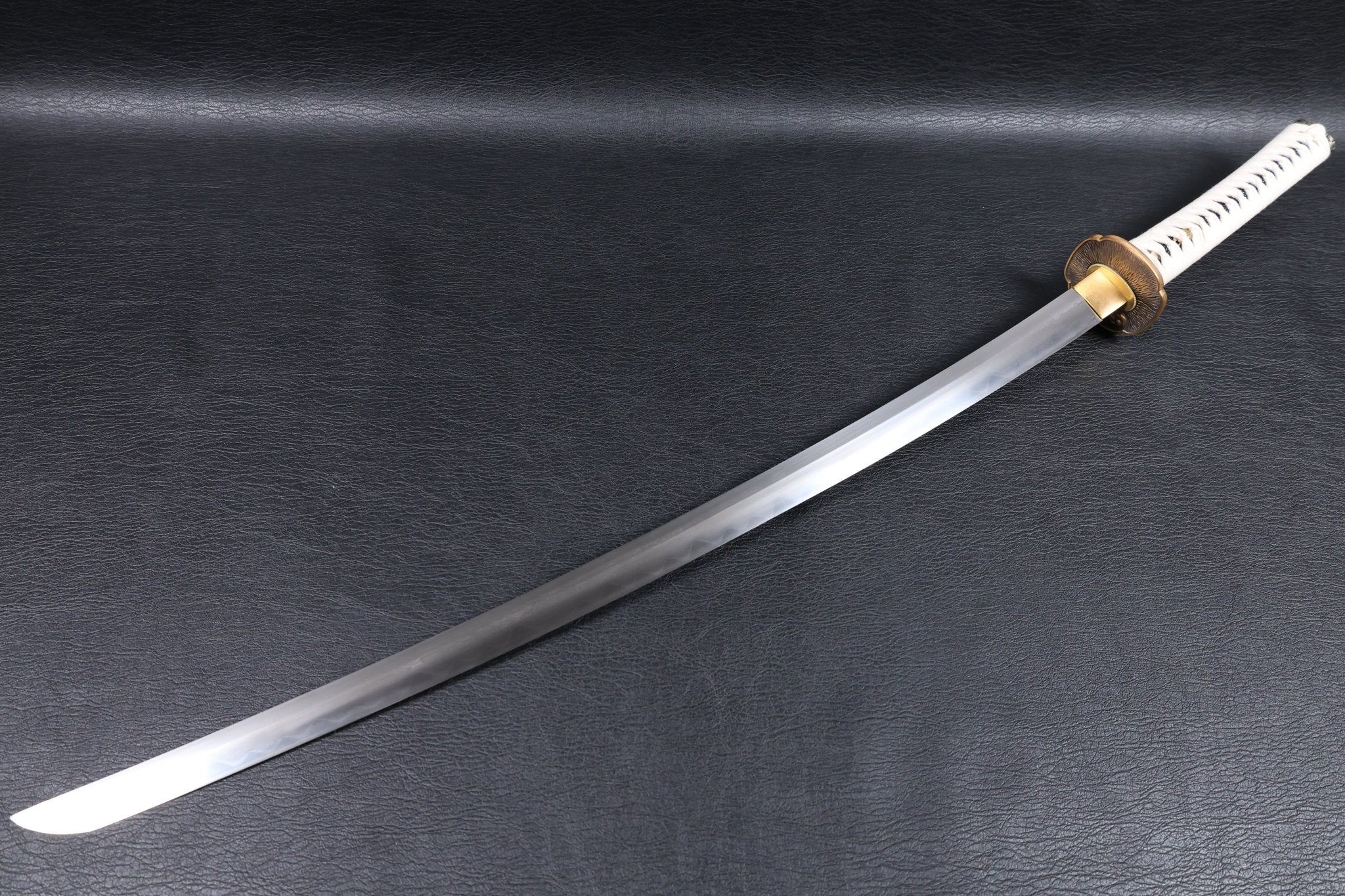 Katana Toshiie Folded Steel Clay Tempered Blade with Notare Wave Hamon | KSA Hua | KSA Katana For Sale 2026