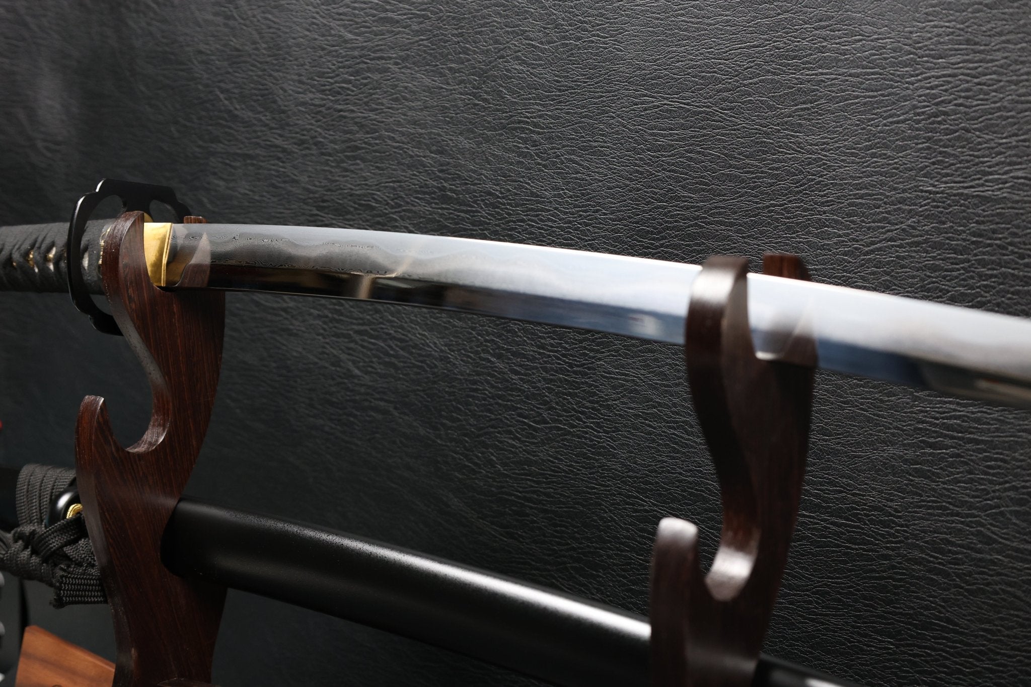 Katana Vajra Eclipse Folded Steel Clay Tempered Blade with Sanbonsugi Hamon | KSA Hua | KatanaSwordArt Katana For Sale 2026