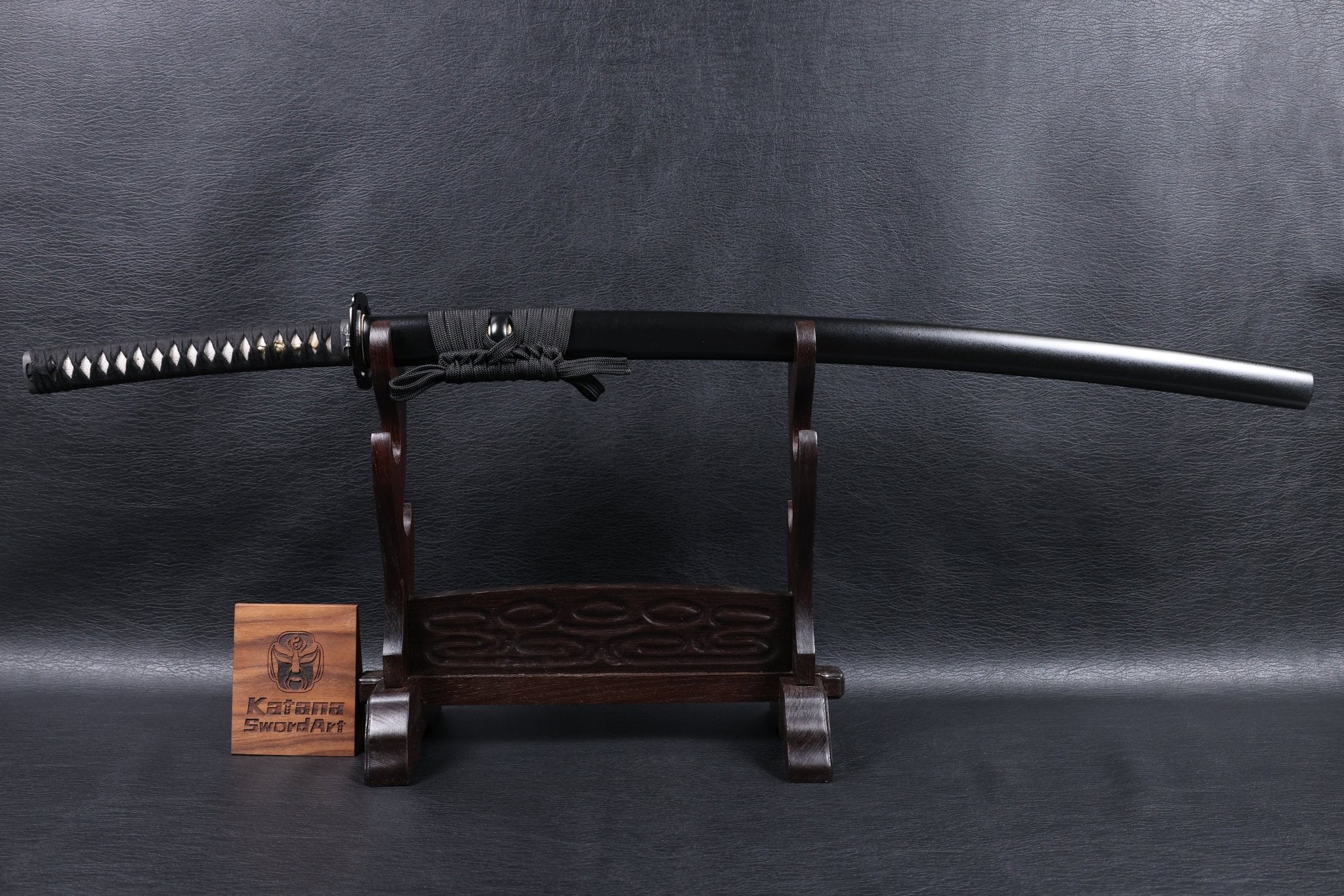 Katana Vajra Eclipse Folded Steel Clay Tempered Blade with Sanbonsugi Hamon | KSA Hua | KatanaSwordArt Katana For Sale 2026