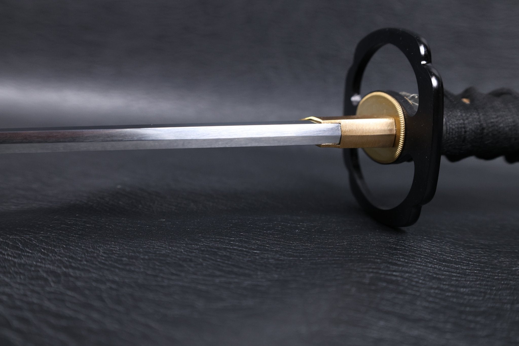 Katana Vajra Eclipse Folded Steel Clay Tempered Blade with Sanbonsugi Hamon | KSA Hua | KatanaSwordArt Katana For Sale 2026