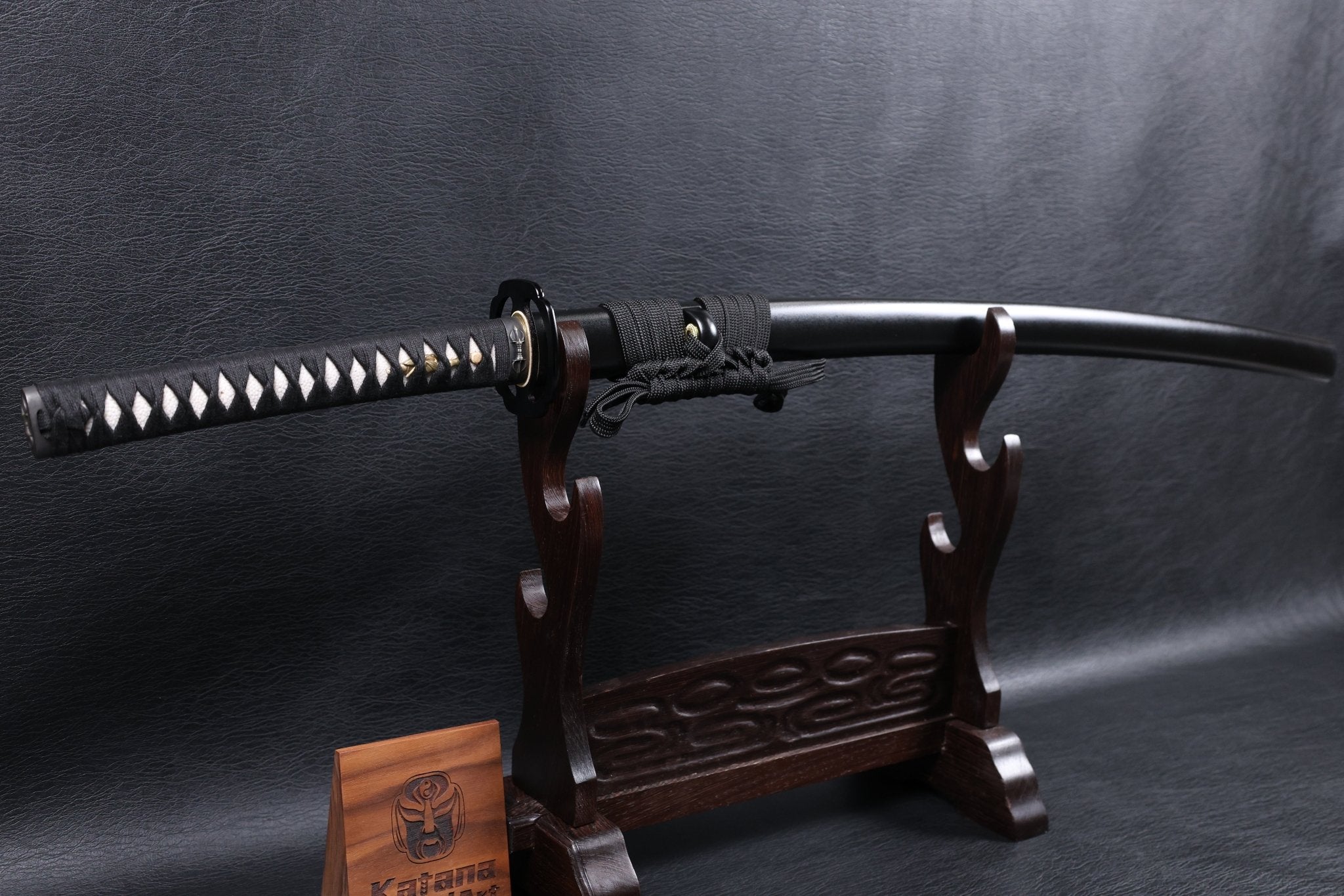 Katana Vajra Eclipse Folded Steel Clay Tempered Blade with Sanbonsugi Hamon | KSA Hua | KatanaSwordArt Katana For Sale 2026