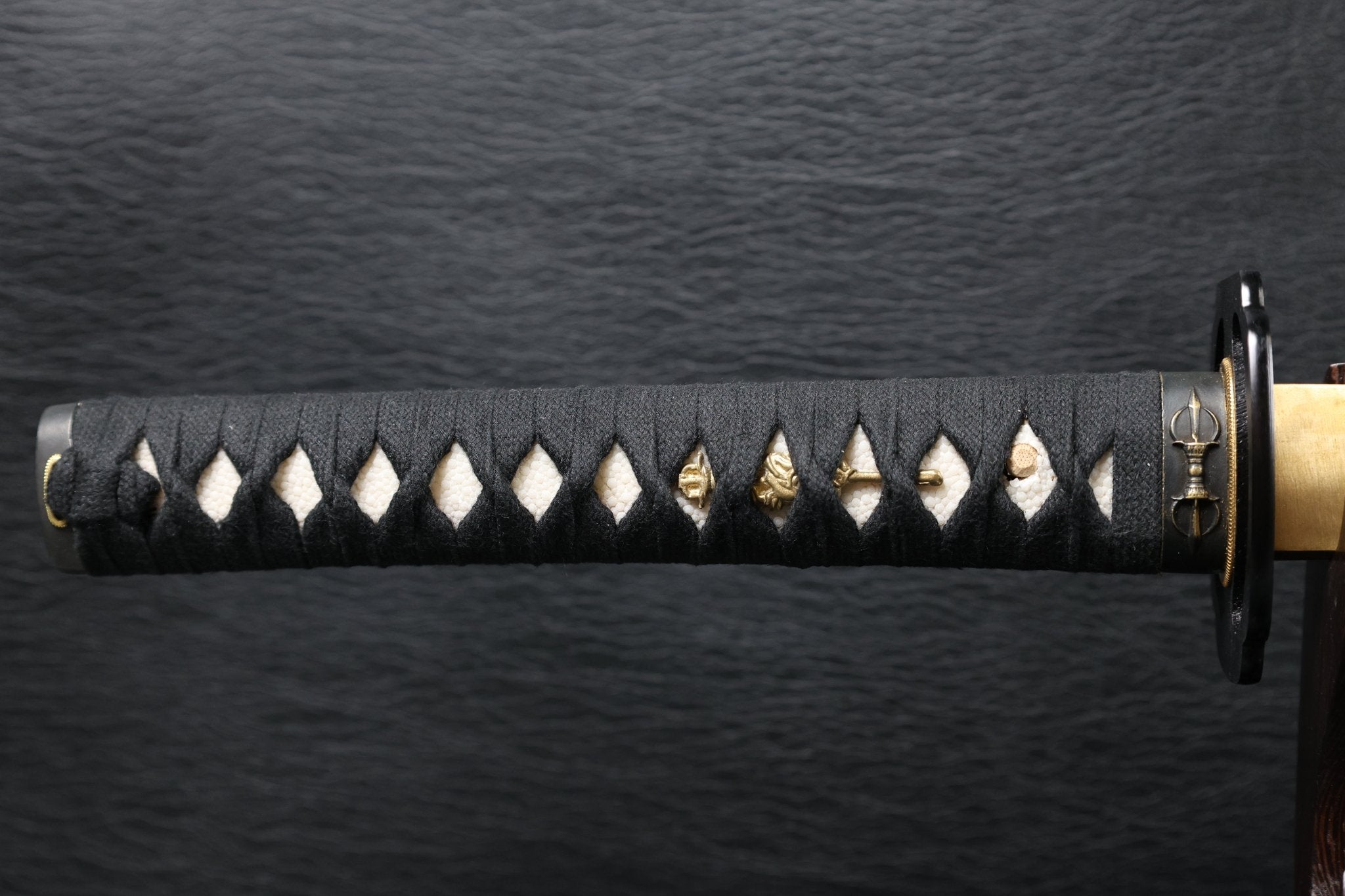Katana Vajra Eclipse Folded Steel Clay Tempered Blade with Sanbonsugi Hamon | KSA Hua | KatanaSwordArt Katana For Sale 2026
