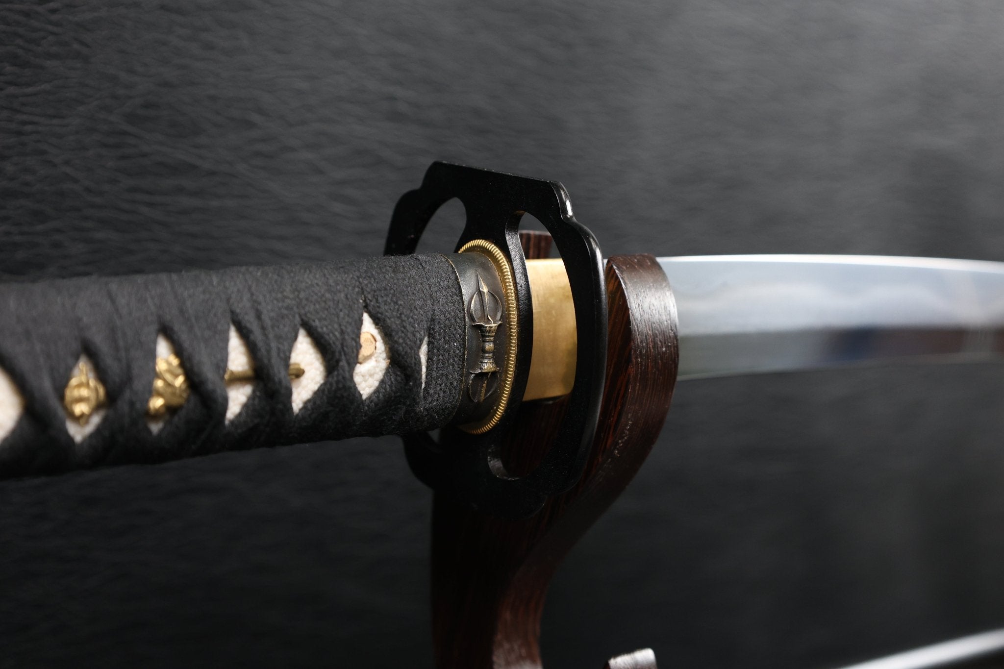 Katana Vajra Eclipse Folded Steel Clay Tempered Blade with Sanbonsugi Hamon | KSA Hua | KatanaSwordArt Katana For Sale 2026
