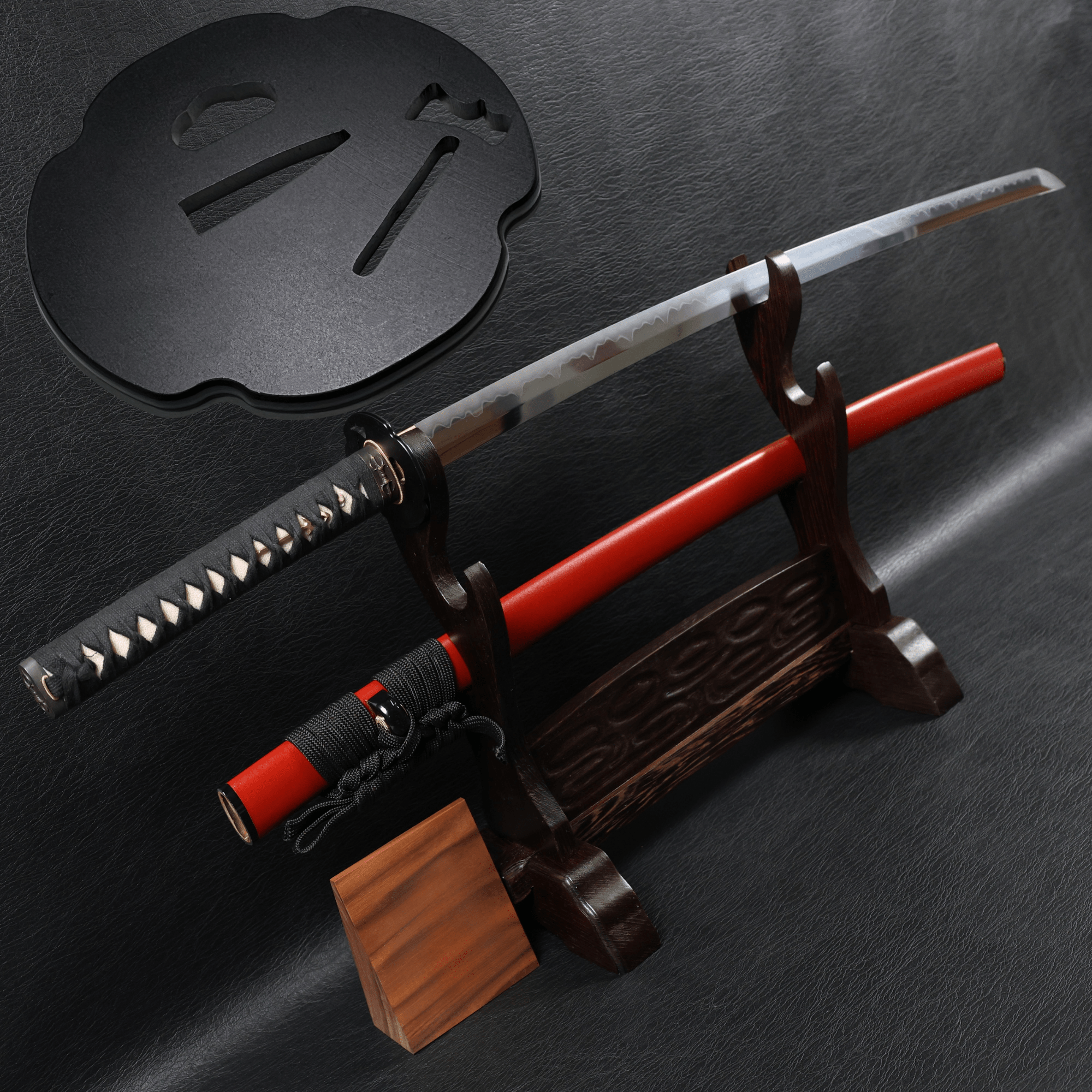 Katana VajraAxe T10 Clay Tempered Blade with Sanbonsugi Hamon | KSA Huo | KSA Katana For Sale 2026