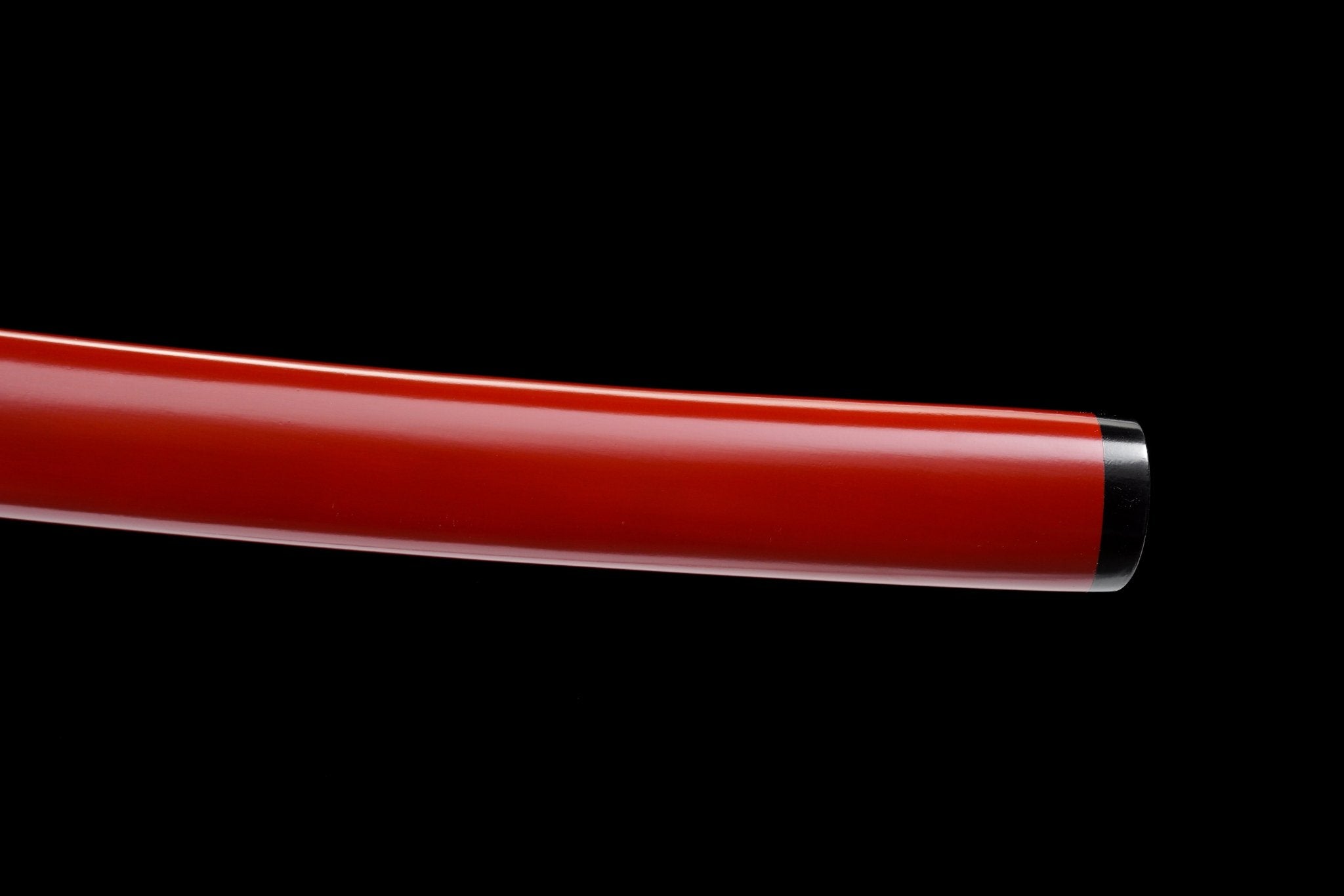 Katana Vermilion Flame Red Lacquer Saya Genuine Rayskin 紅炎 | KatanaSwordArt Katana For Sale 2025