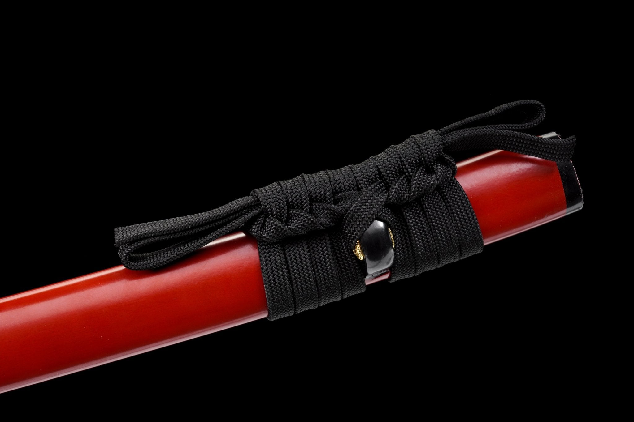 Katana Vermilion Flame Red Lacquer Saya Genuine Rayskin 紅炎 | KatanaSwordArt Katana For Sale 2025