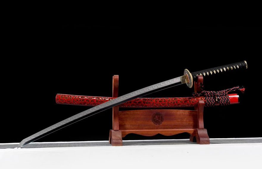 Katana Witch T10 Clay Tempered Red Saya 女巫 | KatanaSwordArt Katana For Sale 2025