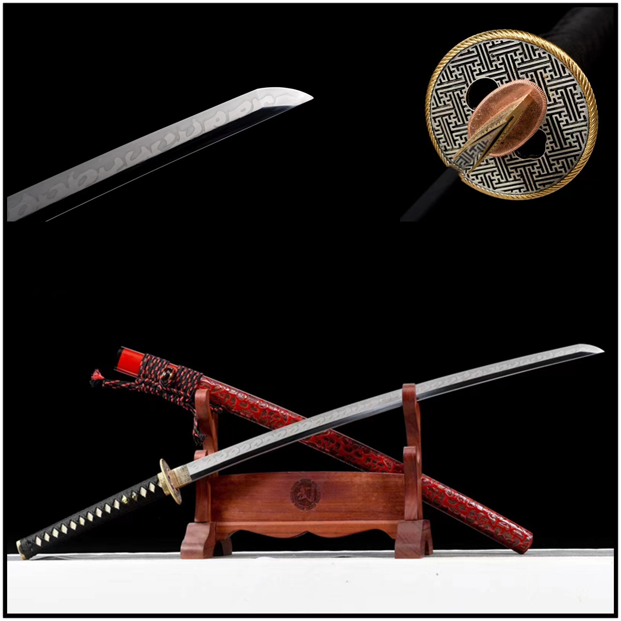 Katana Witch T10 Clay Tempered Red Saya 女巫 | KatanaSwordArt Katana For Sale 2025
