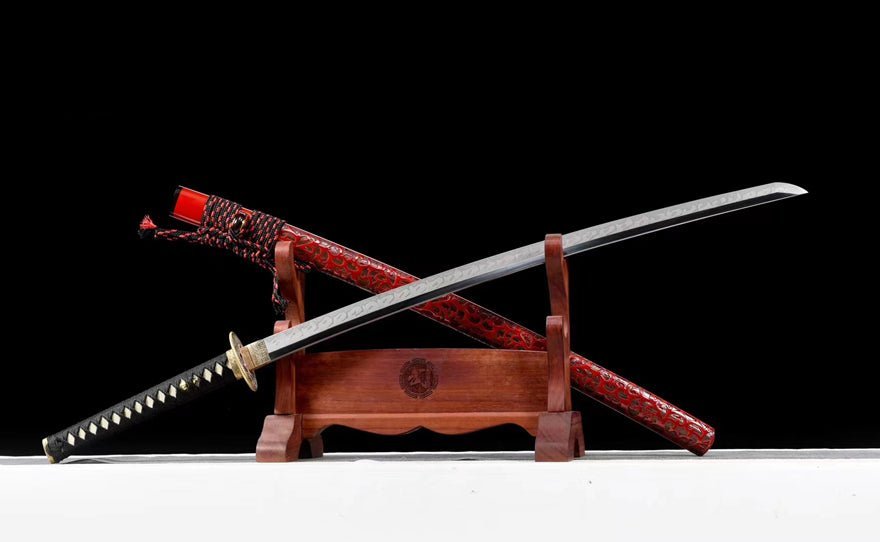 Katana Witch T10 Clay Tempered Red Saya 女巫 | KatanaSwordArt Katana For Sale 2025