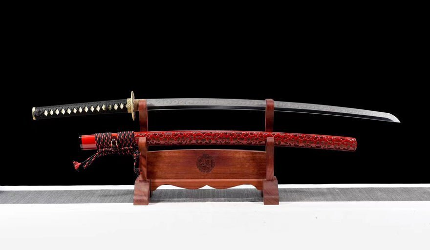 Katana Witch T10 Clay Tempered Red Saya 女巫 | KatanaSwordArt Katana For Sale 2025
