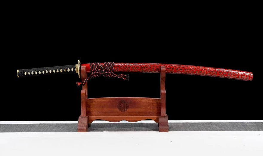 Katana Witch T10 Clay Tempered Red Saya 女巫 | KatanaSwordArt Katana For Sale 2025