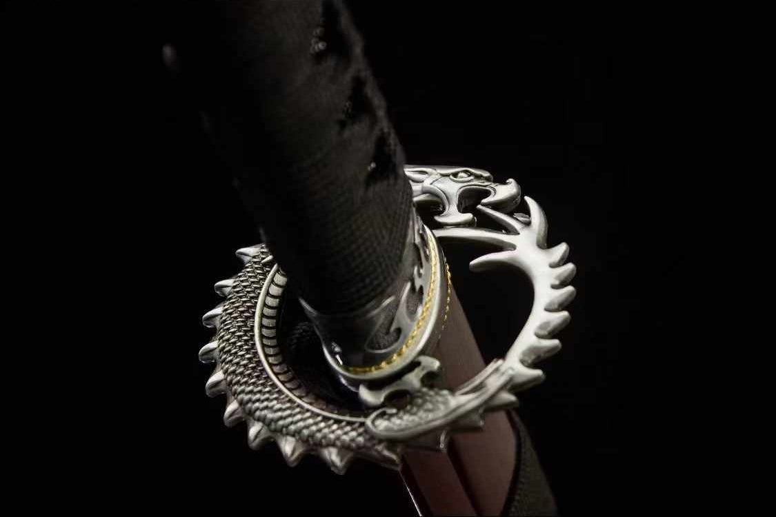 Katana XueYing Damascus Folded Steel Red Blade 血飲 | KatanaSwordArt Katana For Sale 2025