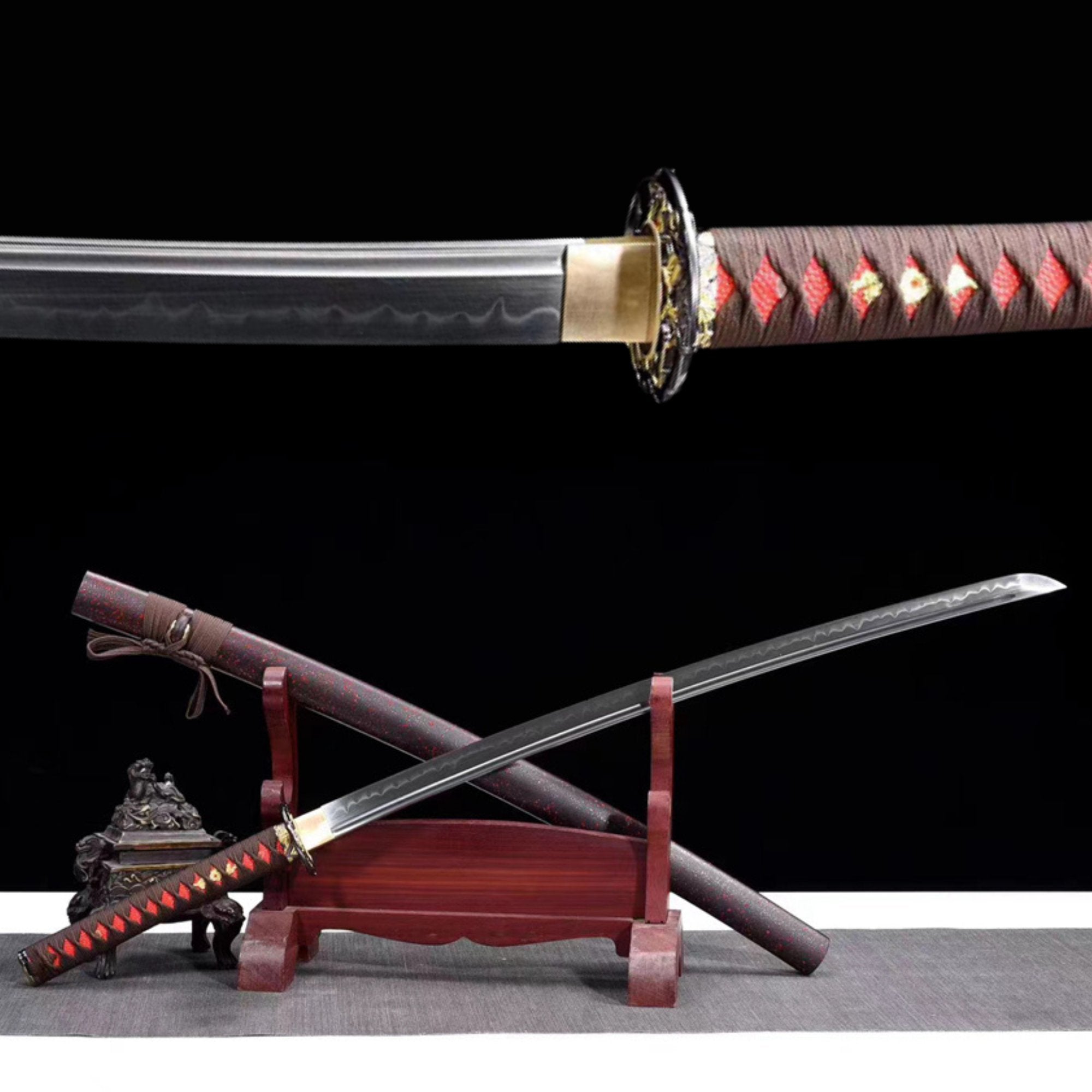 Katana Xuzhu T10 Clay Tempered Purple Saya 虛竹 | KatanaSwordArt Katana For Sale 2025