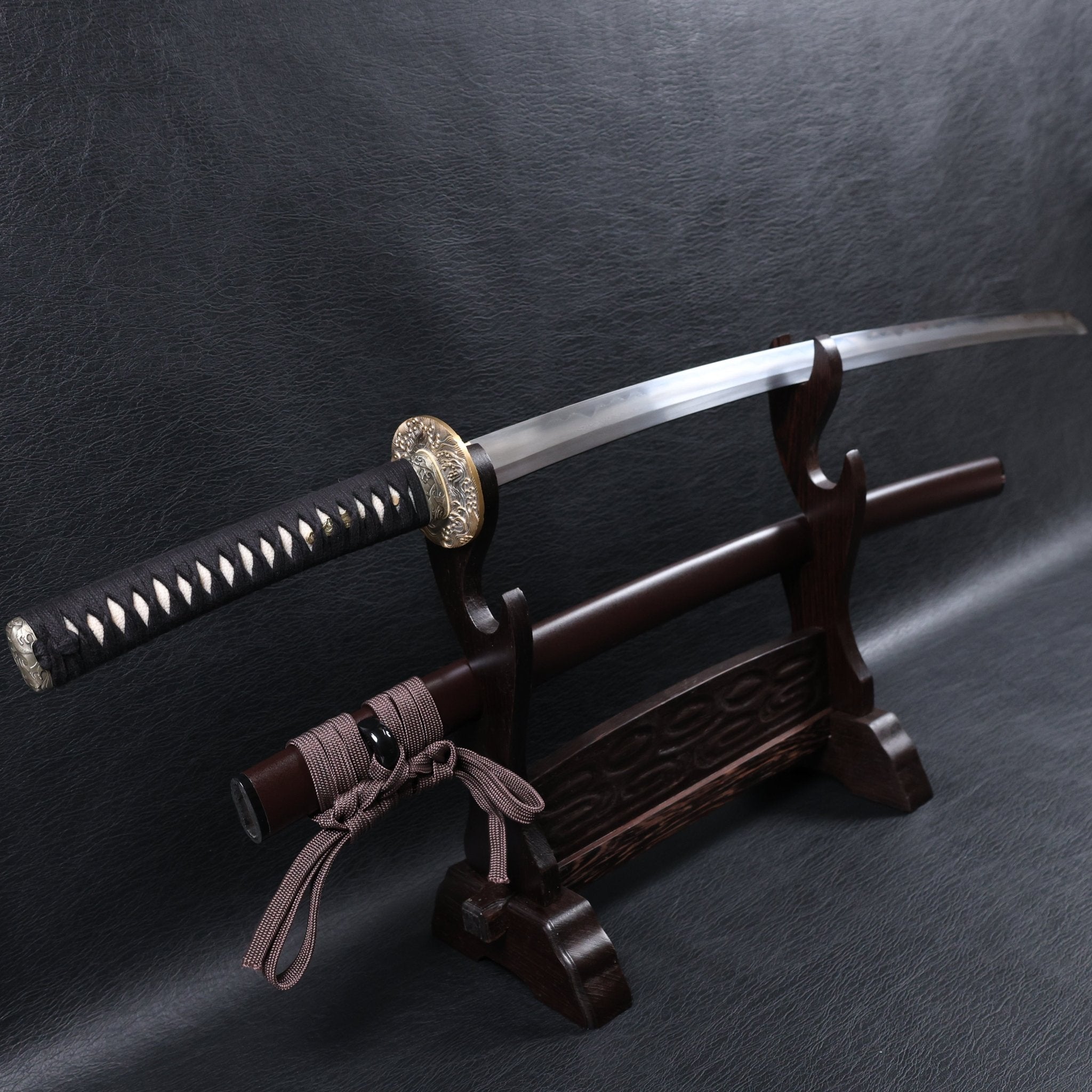 Katana Yoshihiro Folded Steel Clay Tempered Blade with Notare Wave Hamon | KSA Hua | KSA Katana For Sale 2026