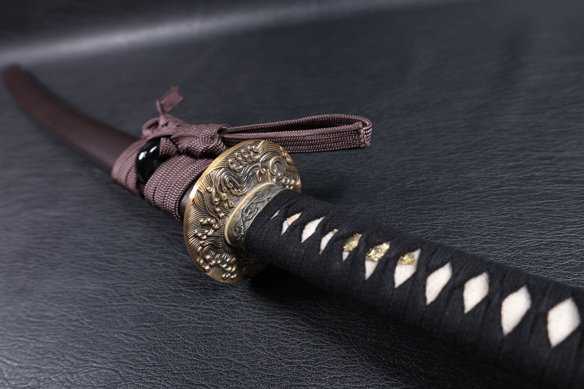 Katana Yoshihiro Folded Steel Clay Tempered Blade with Notare Wave Hamon | KSA Hua | KSA Katana For Sale 2026