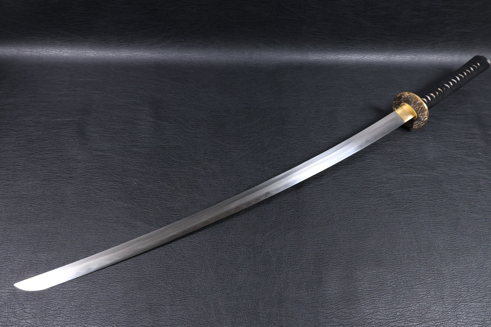 Katana Yoshihiro Folded Steel Clay Tempered Blade with Notare Wave Hamon | KSA Hua | KSA Katana For Sale 2026