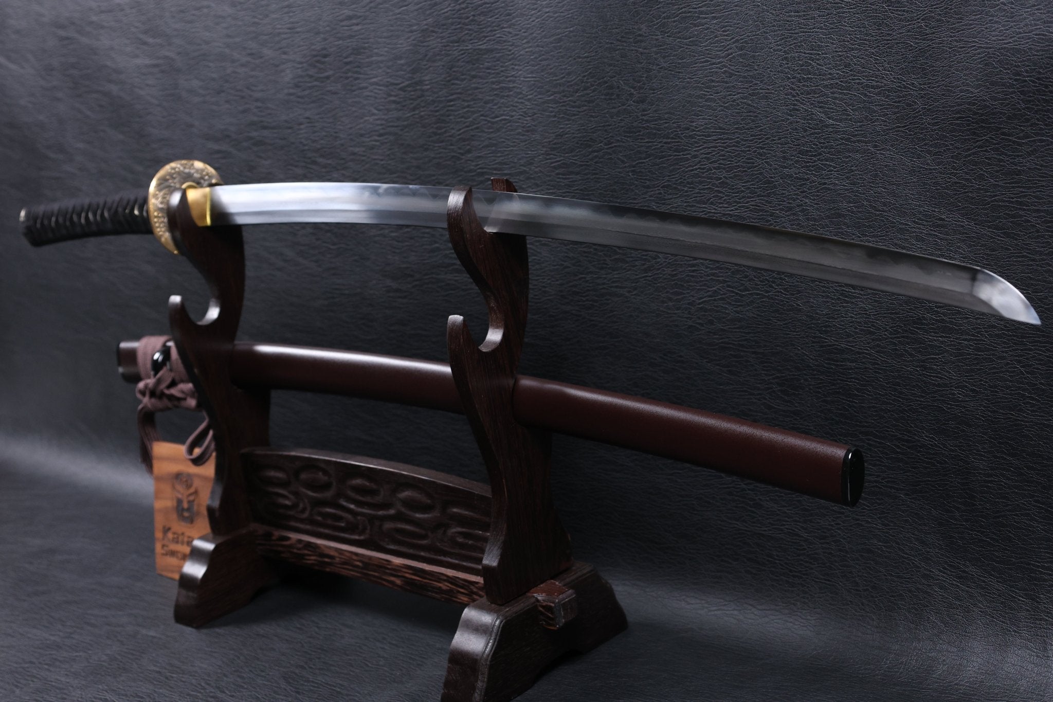 Katana Yoshihiro Folded Steel Clay Tempered Blade with Notare Wave Hamon | KSA Hua | KSA Katana For Sale 2026