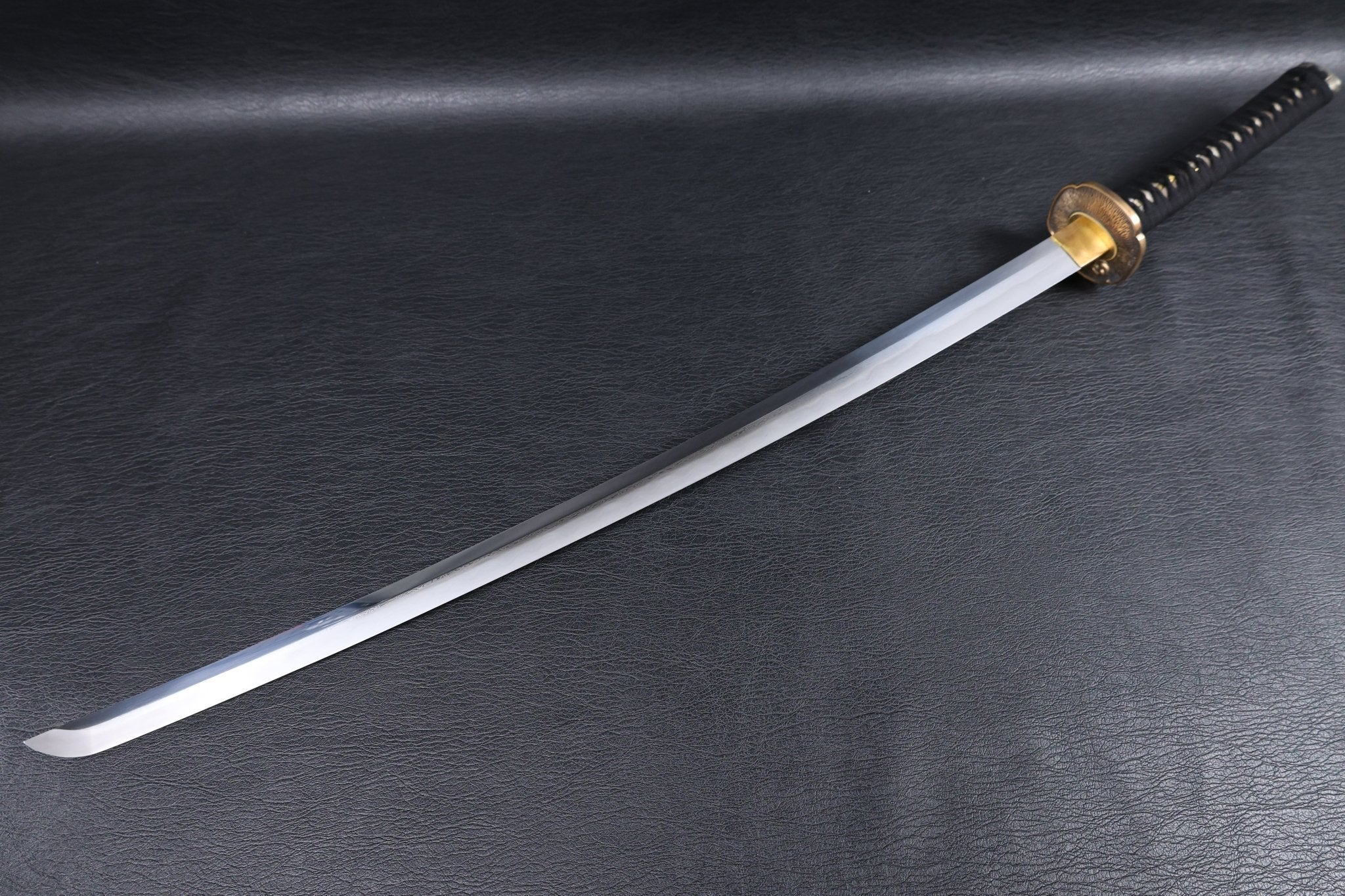 Katana Yoshikage Folded Steel Clay Tempered Blade with Sanbonsugi Hamon | KSA Jiang | KSA Katana For Sale 2026