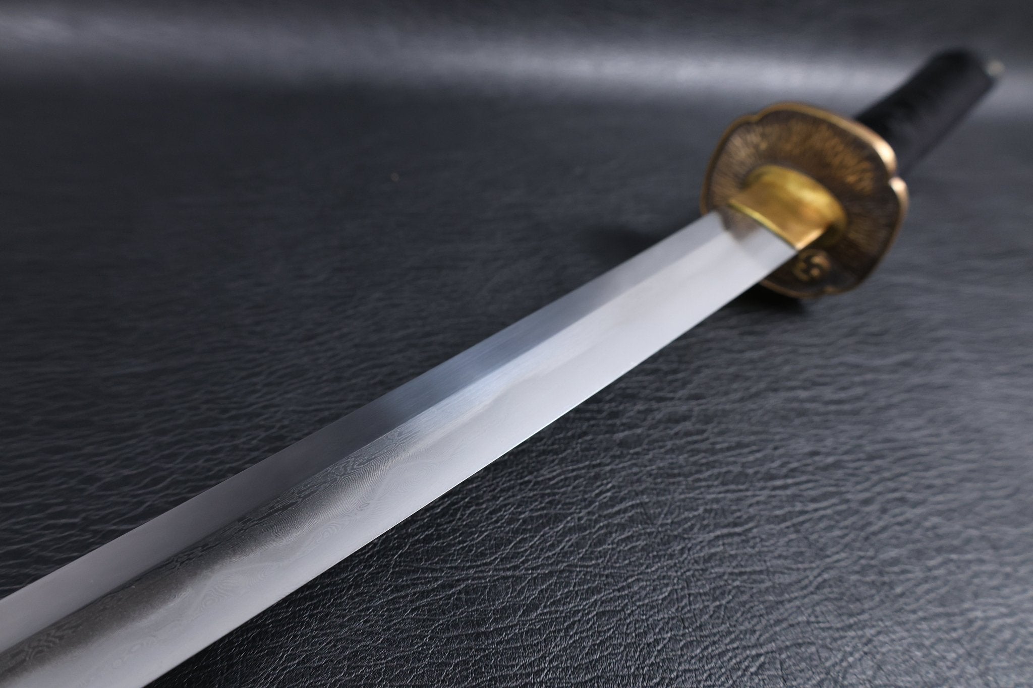 Katana Yoshikage Folded Steel Clay Tempered Blade with Sanbonsugi Hamon | KSA Jiang | KSA Katana For Sale 2026