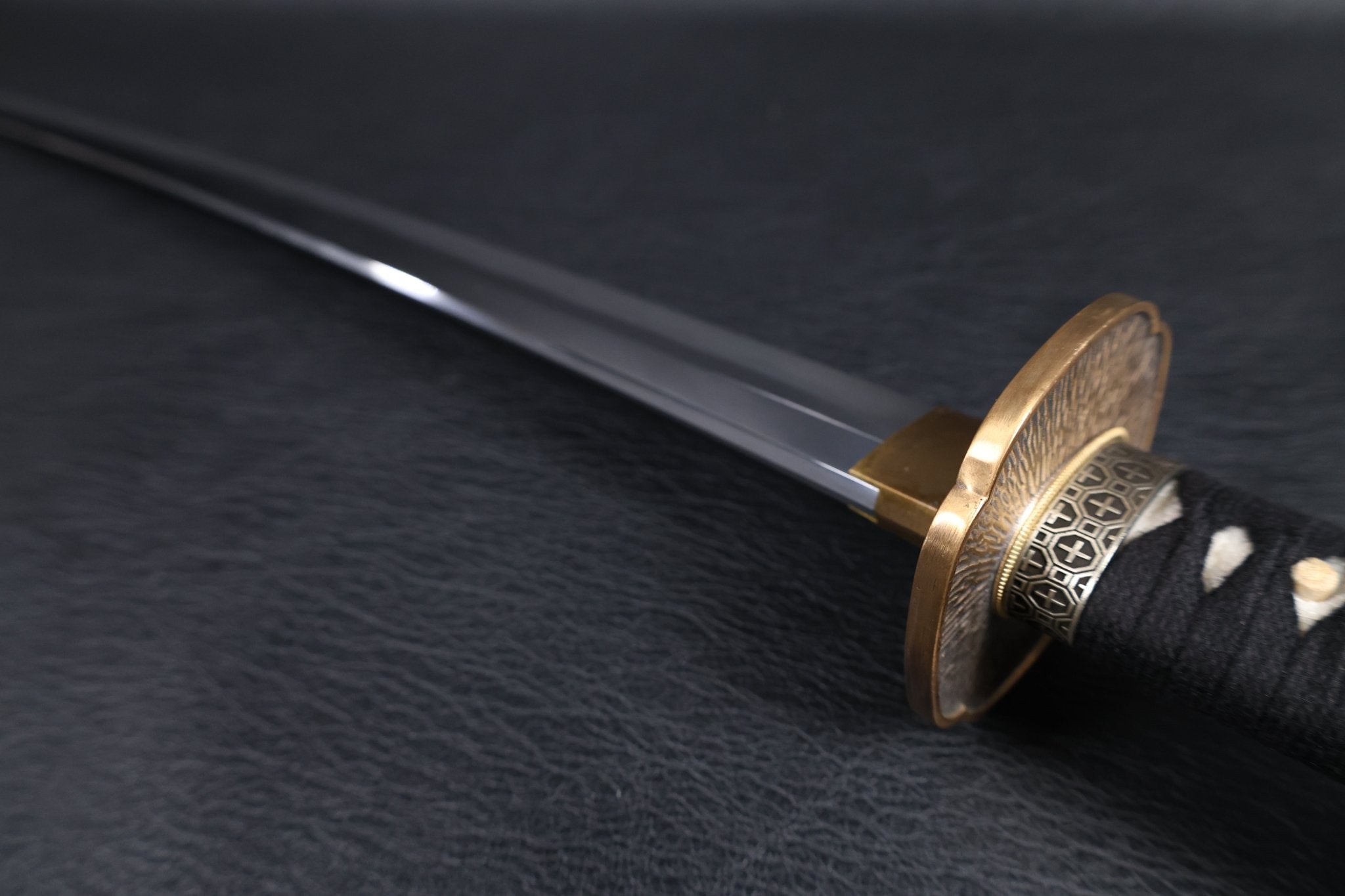 Katana Yoshikage Folded Steel Clay Tempered Blade with Sanbonsugi Hamon | KSA Jiang | KSA Katana For Sale 2026