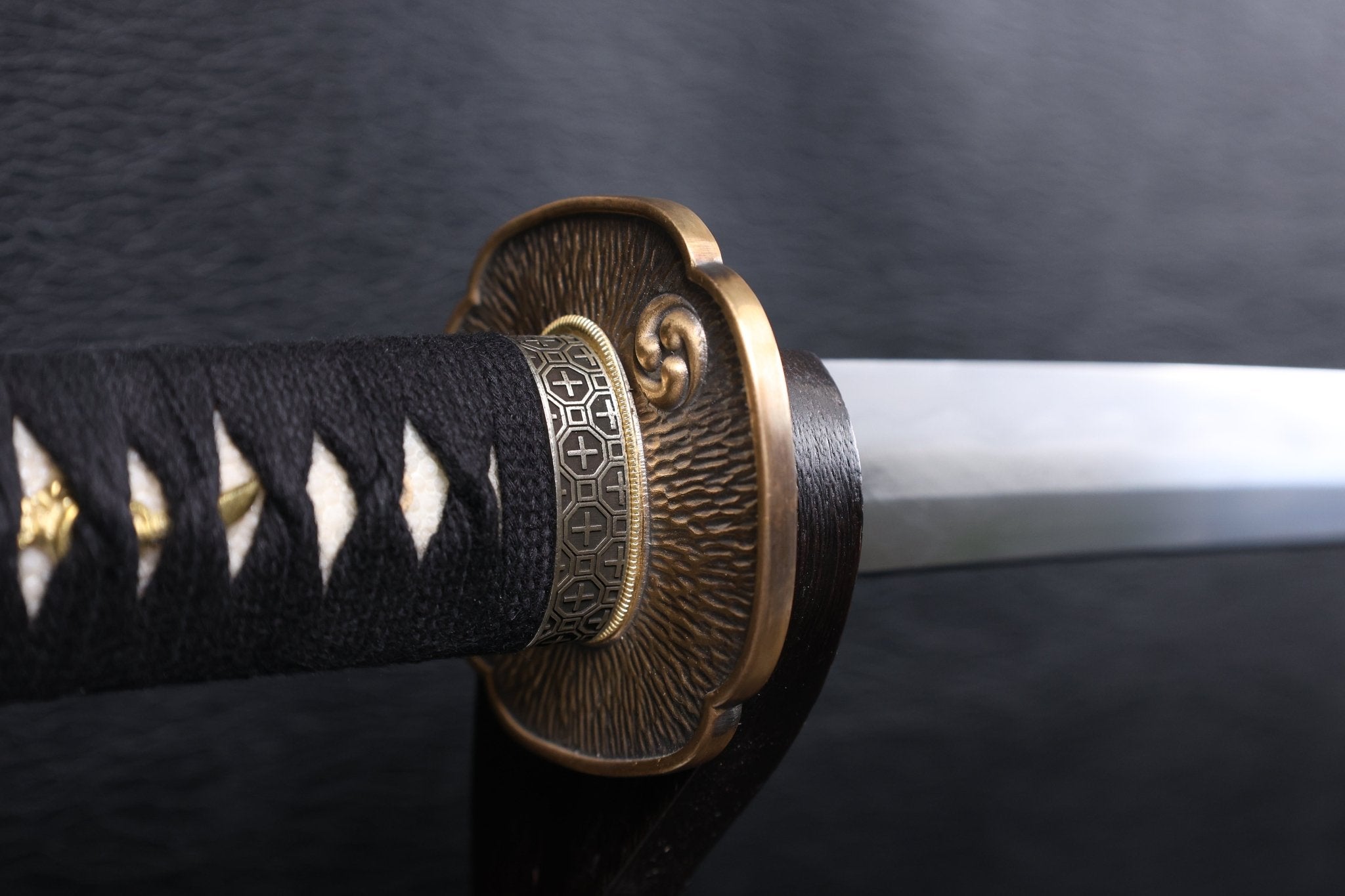 Katana Yoshikage Folded Steel Clay Tempered Blade with Sanbonsugi Hamon | KSA Jiang | KSA Katana For Sale 2026