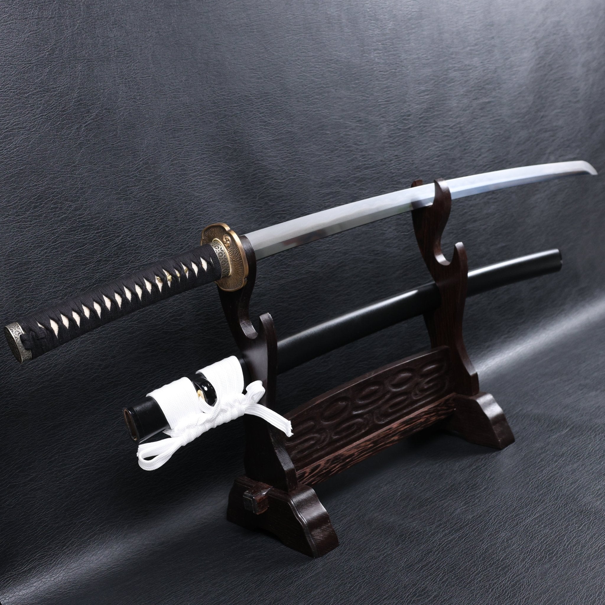 Katana Yoshikage Folded Steel Clay Tempered Blade with Sanbonsugi Hamon | KSA Jiang | KSA Katana For Sale 2026